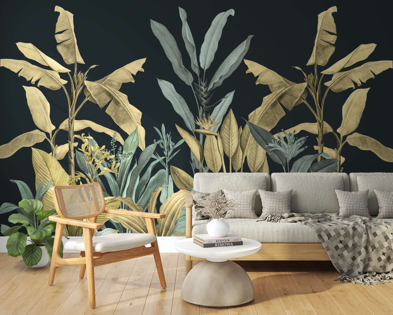 Fototapeta množstvo odtieňov tropických rastlín