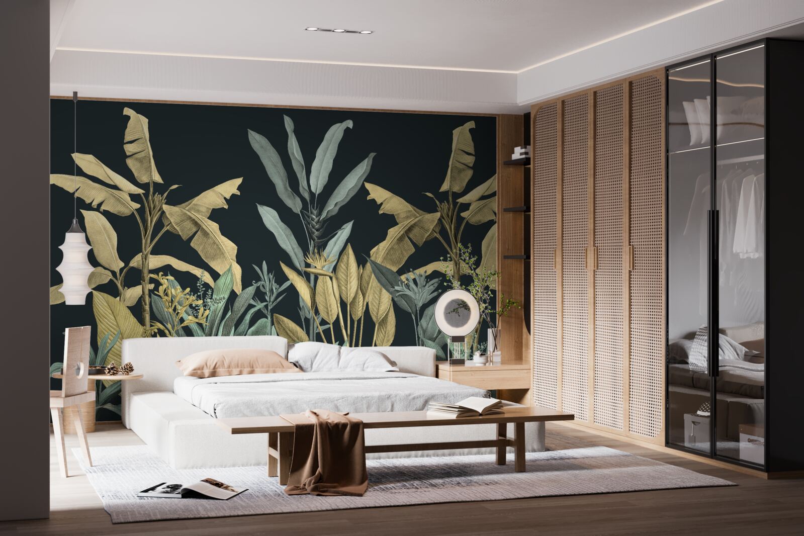 Fototapeta množstvo odtieňov tropických rastlín