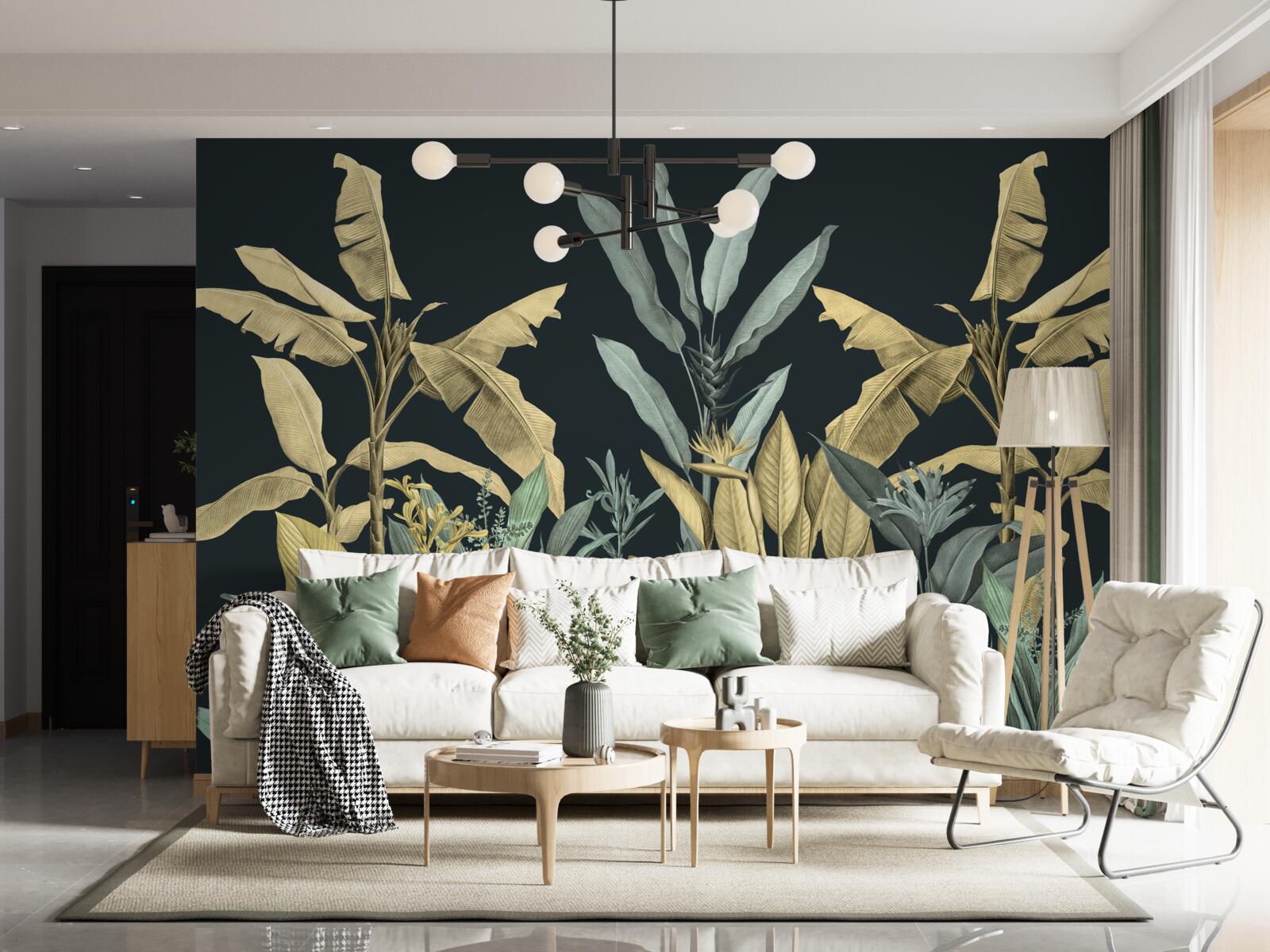 Fototapeta množstvo odtieňov tropických rastlín