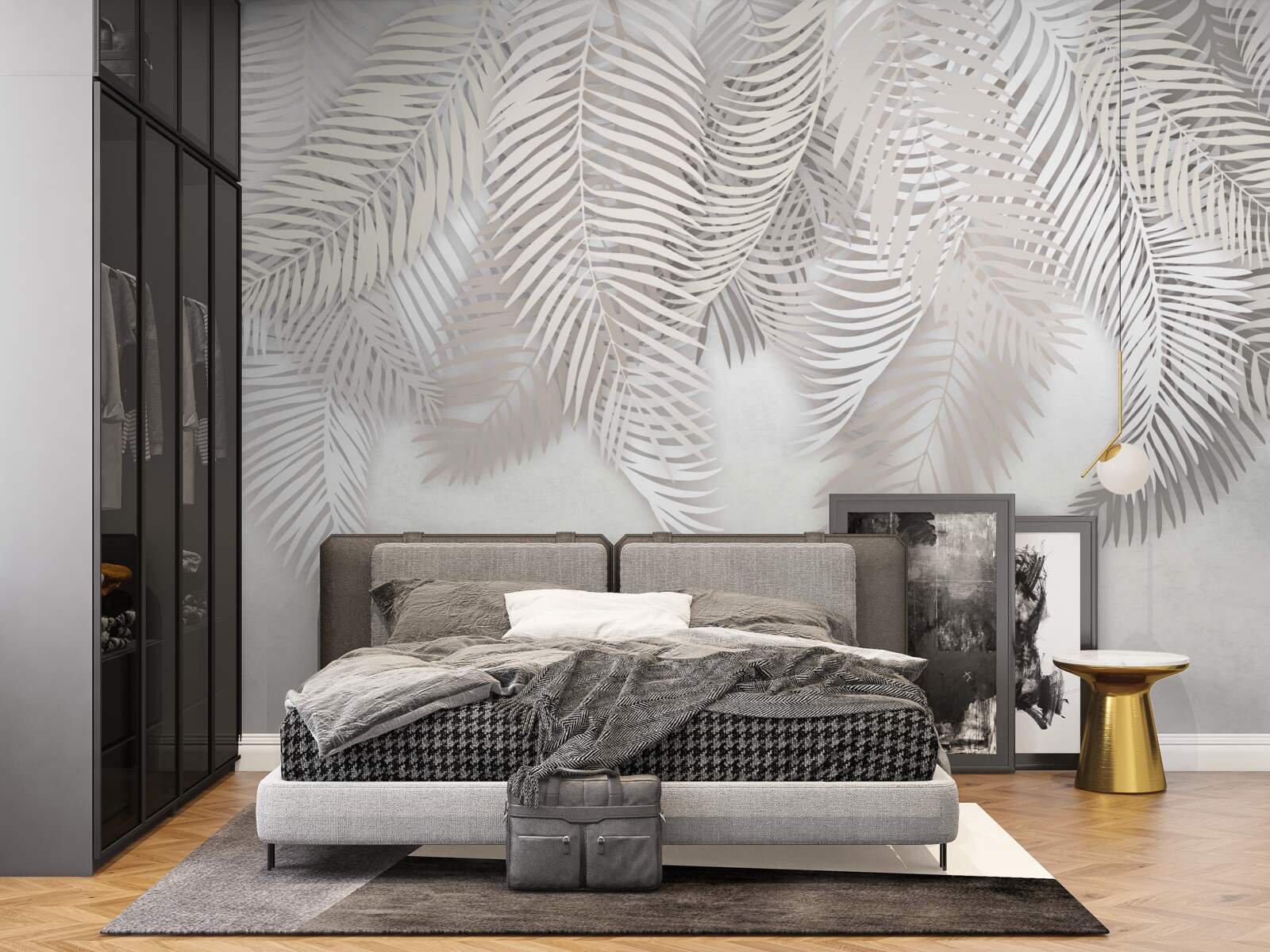 Fototapeta visiace palmové listy