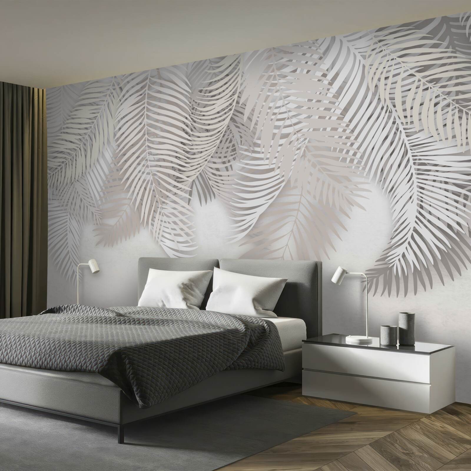 Fototapeta visiace palmové listy