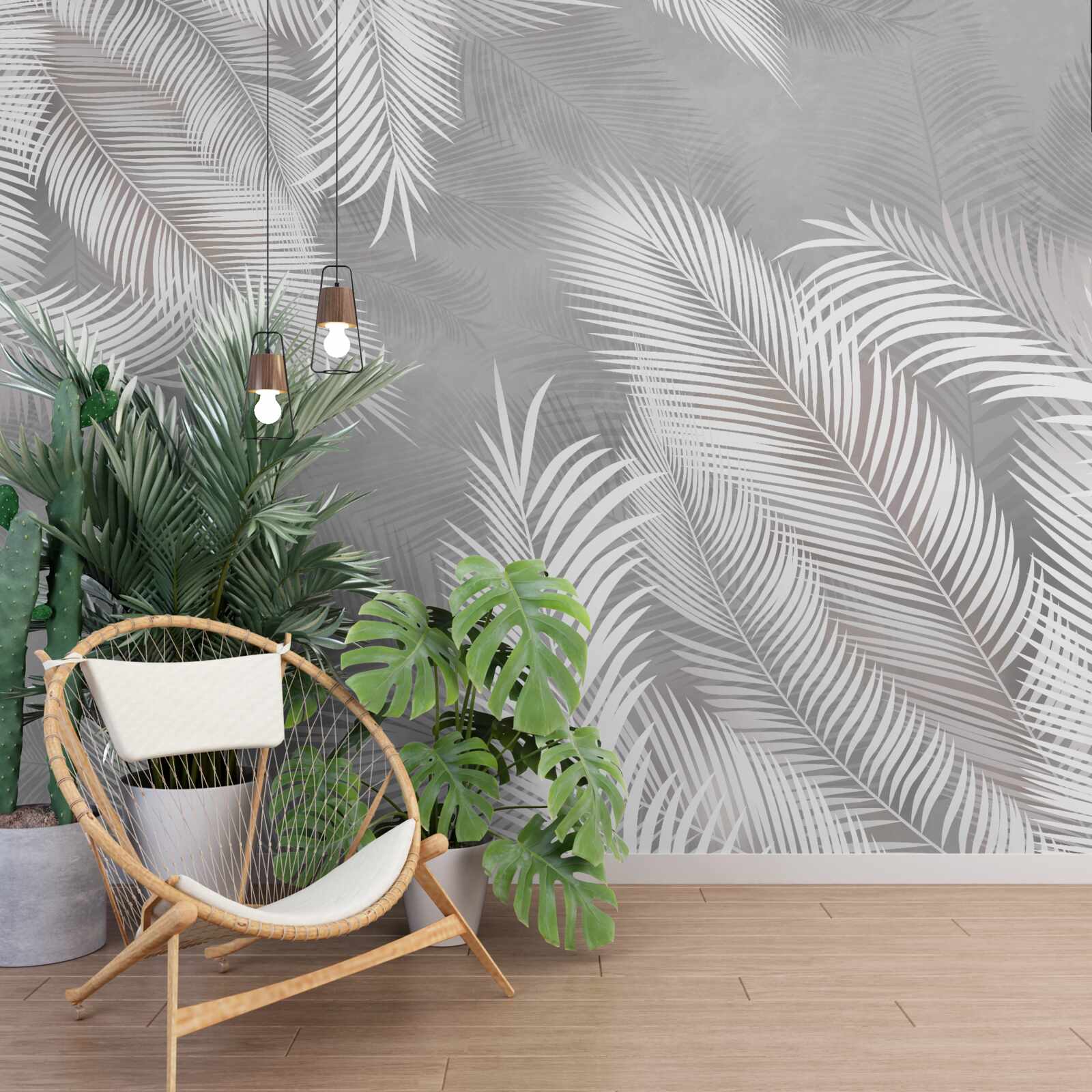 Fototapeta svetlé listy vyzerajú ako perie