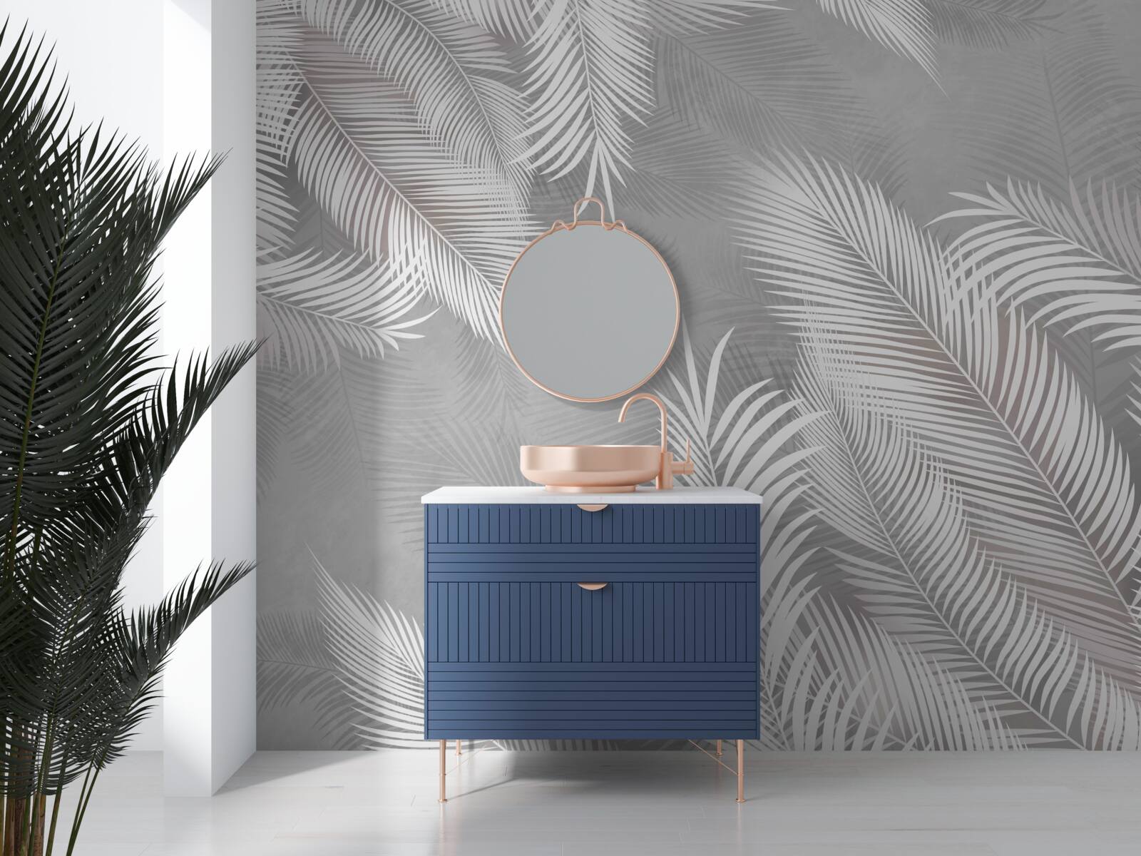 Fototapeta svetlé listy vyzerajú ako perie