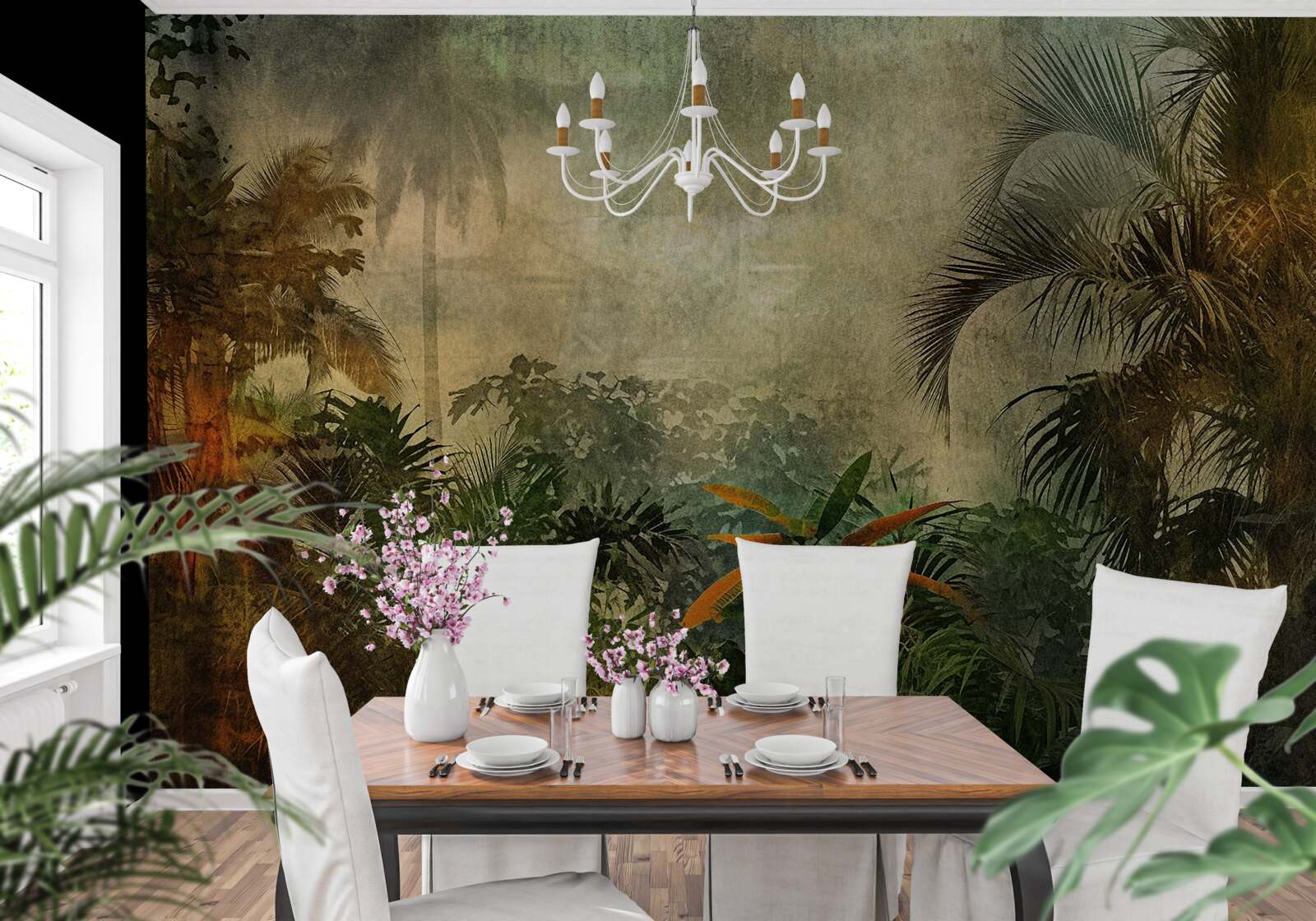 Fototapeta bujná flóra v tropických lesoch