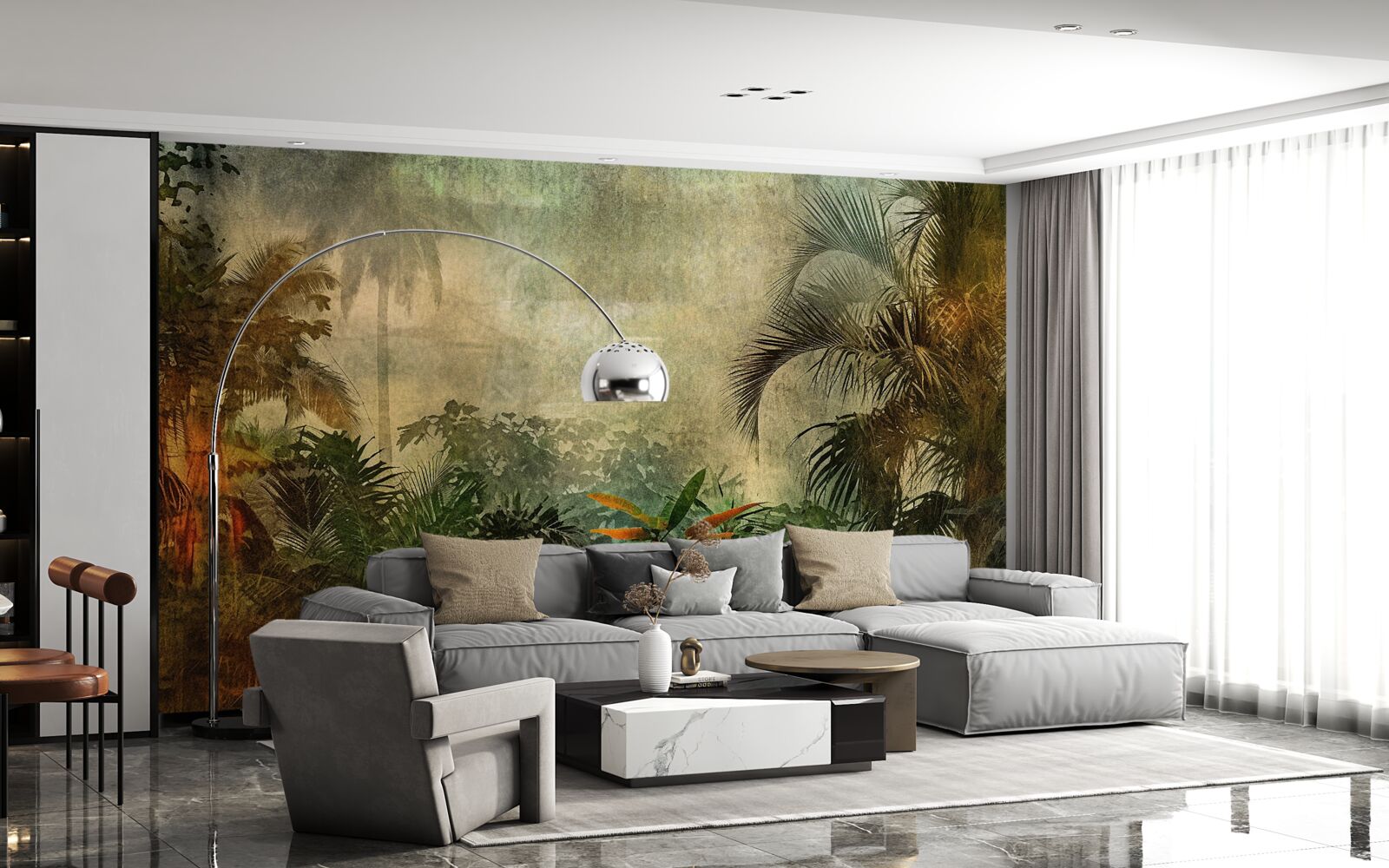 Fototapeta bujná flóra v tropických lesoch