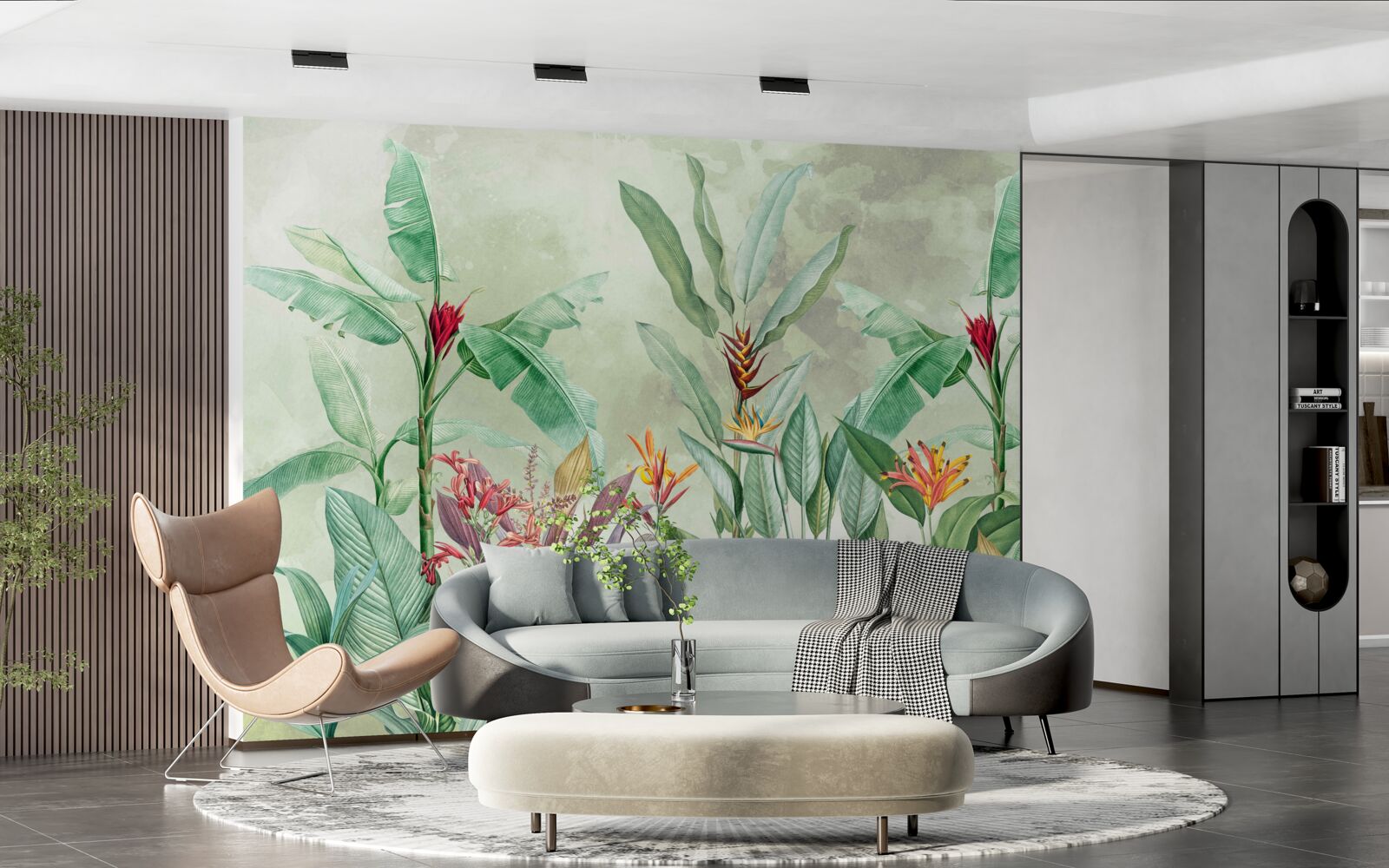 Fototapeta palmy sú zelené a čakajú na dážď