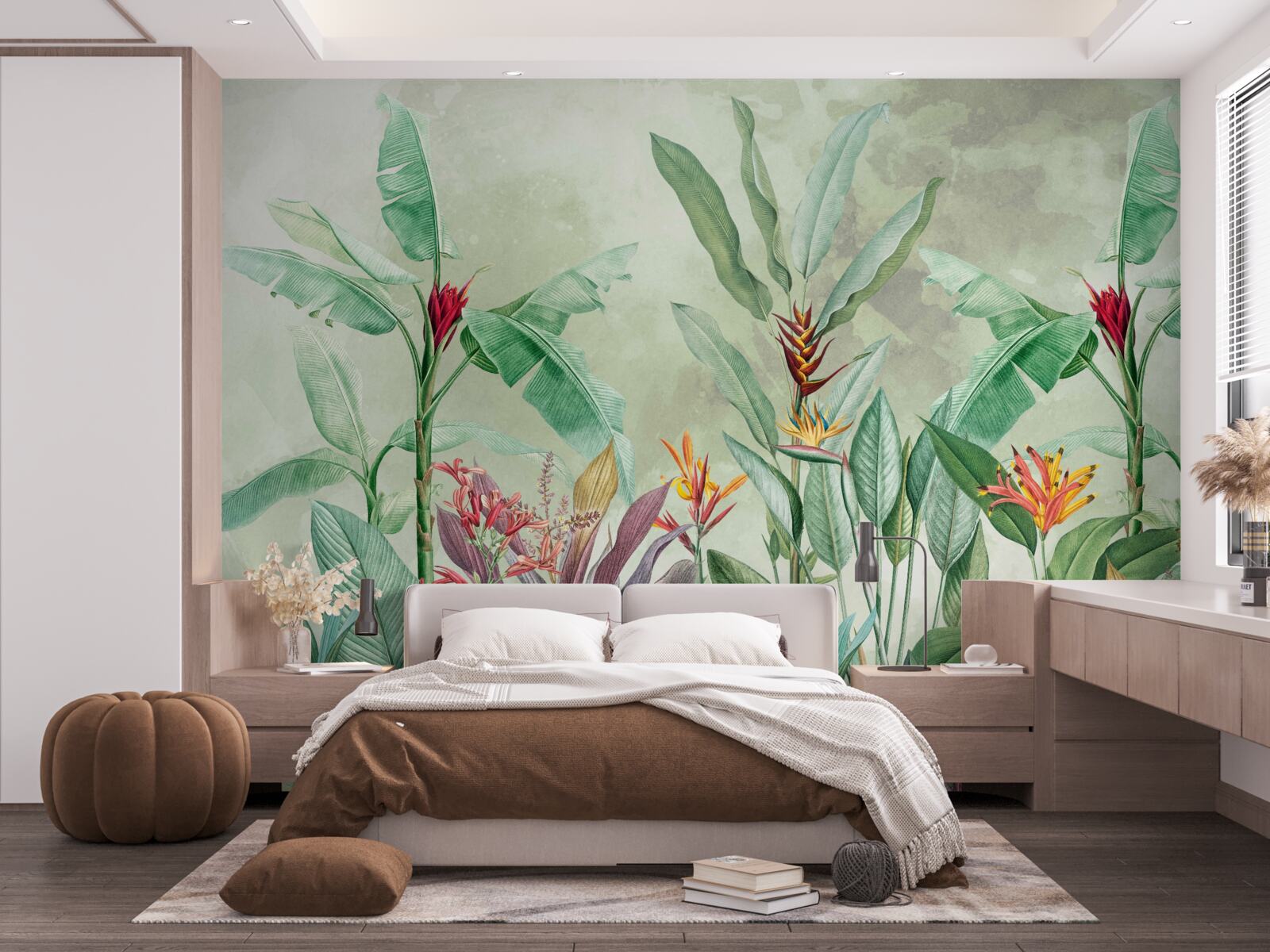 Fototapeta palmy sú zelené a čakajú na dážď