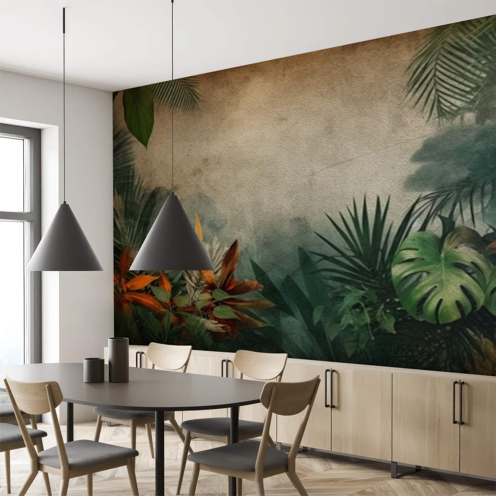 Fototapeta dážď v tropickej džungli