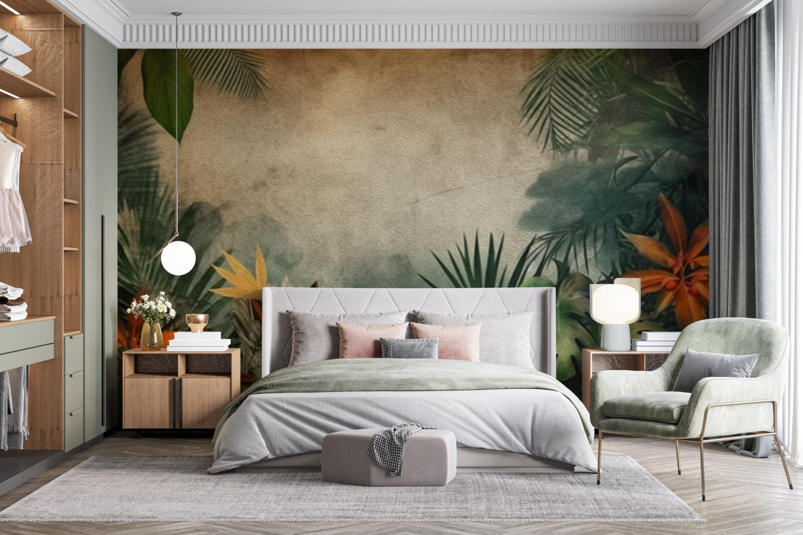 Fototapeta dážď v tropickej džungli