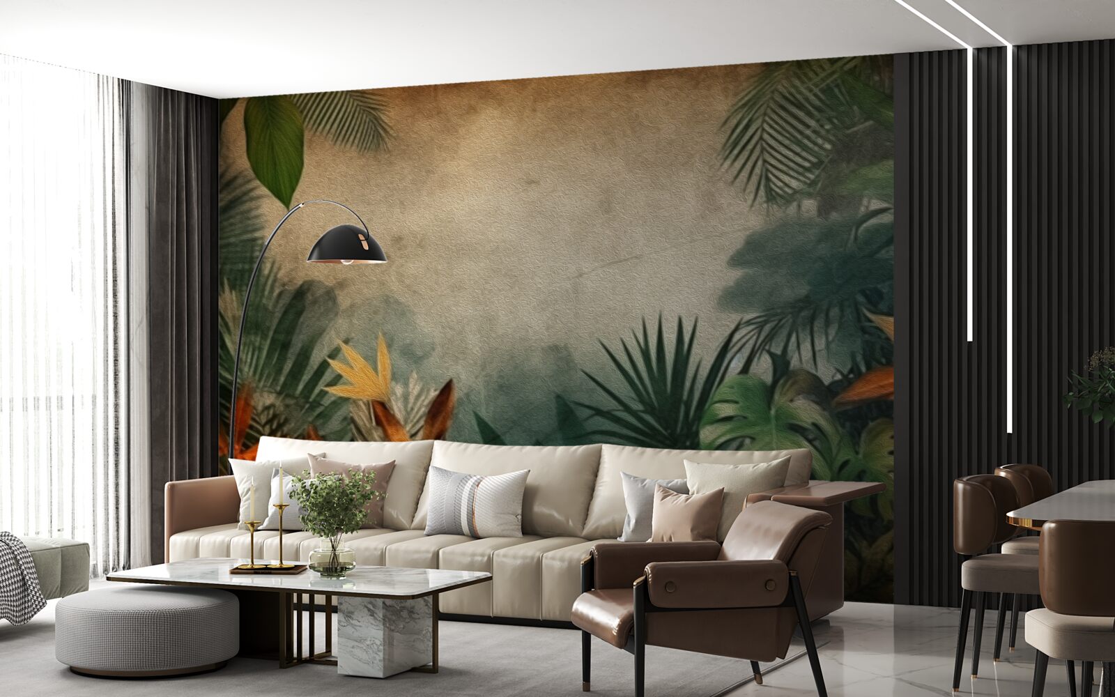 Fototapeta dážď v tropickej džungli