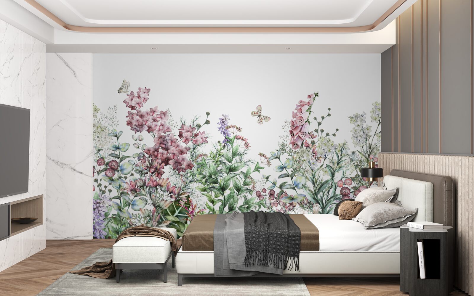 Fototapeta lúčne pole lahodiace oku pestrými farbami