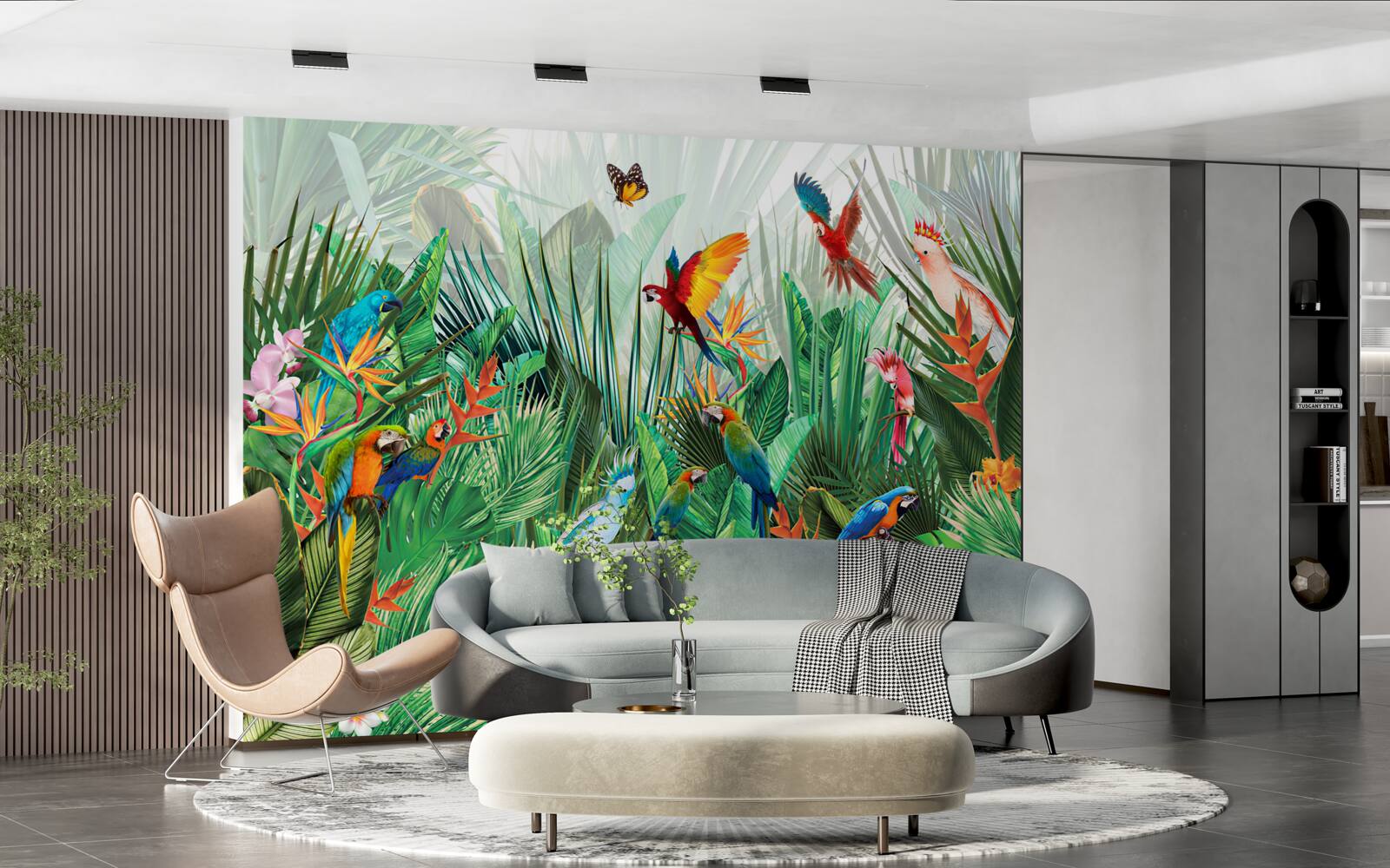 Fototapeta obyvatelia džungle