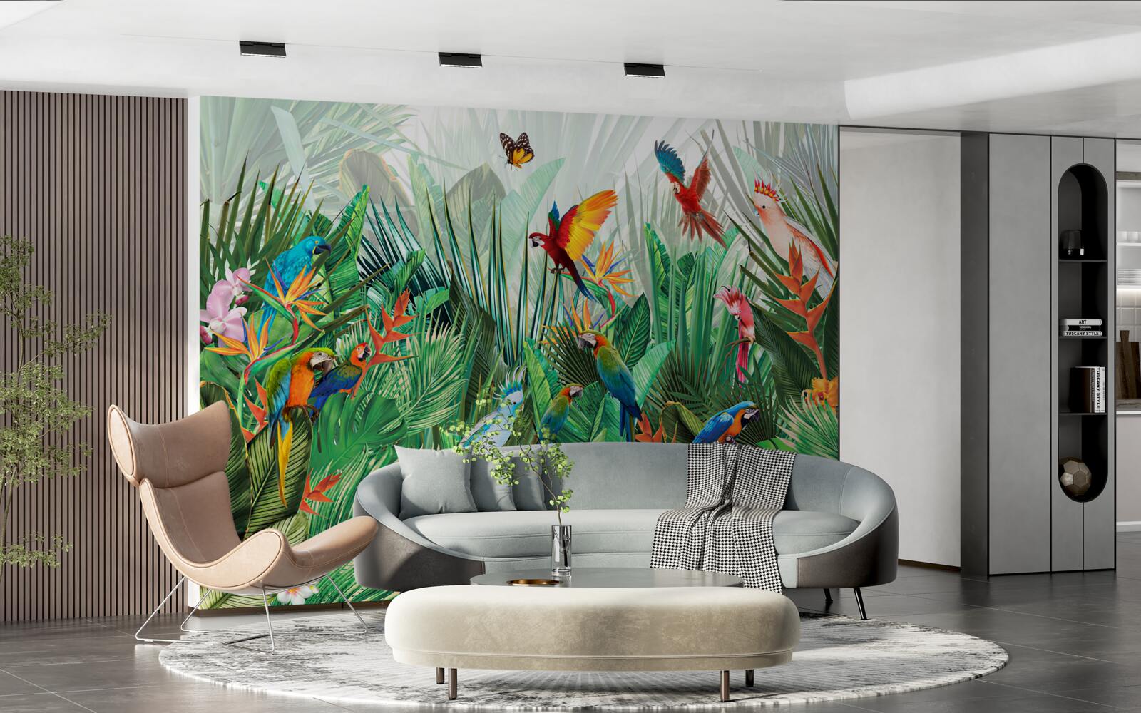 Fototapeta obyvatelia džungle