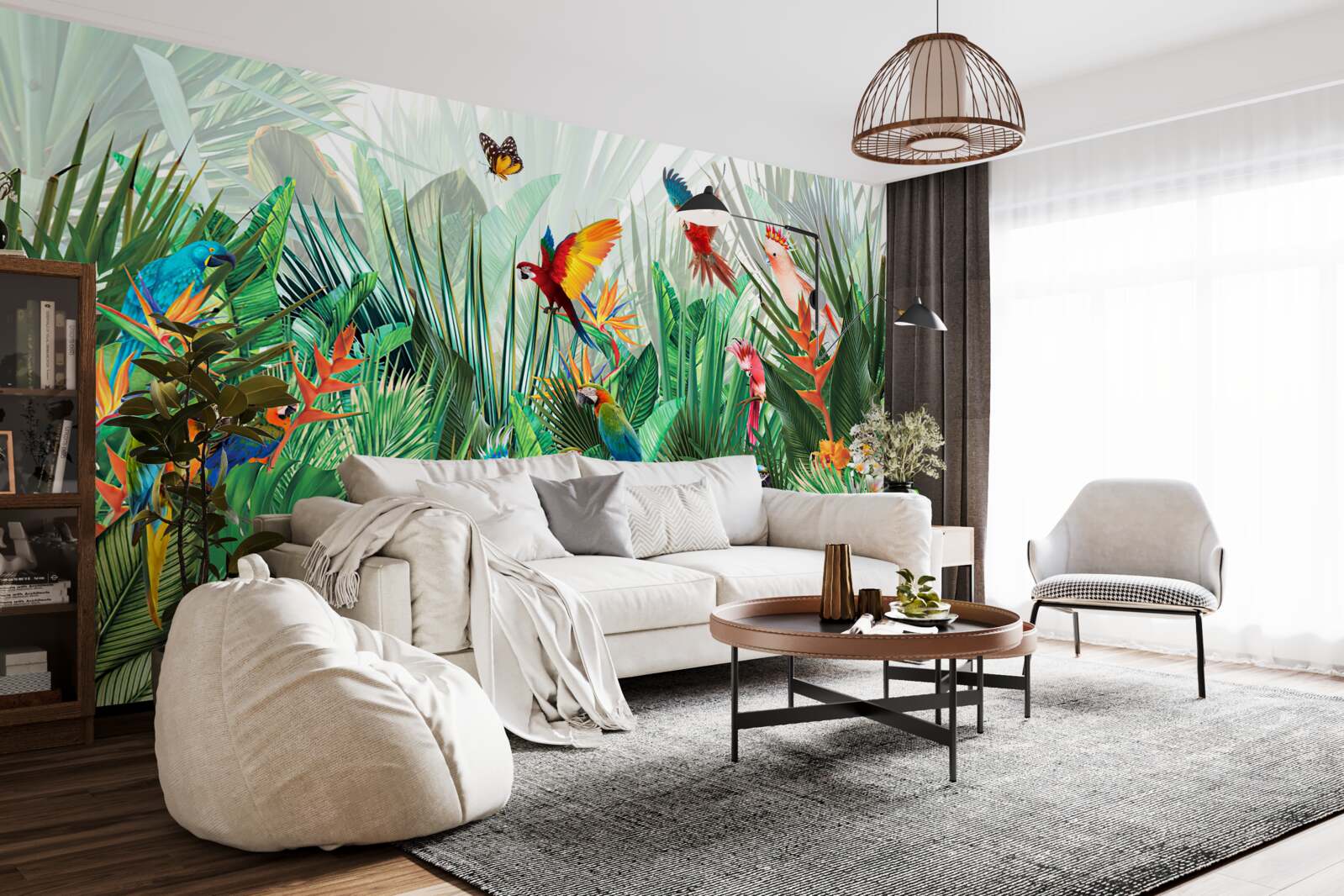 Fototapeta obyvatelia džungle