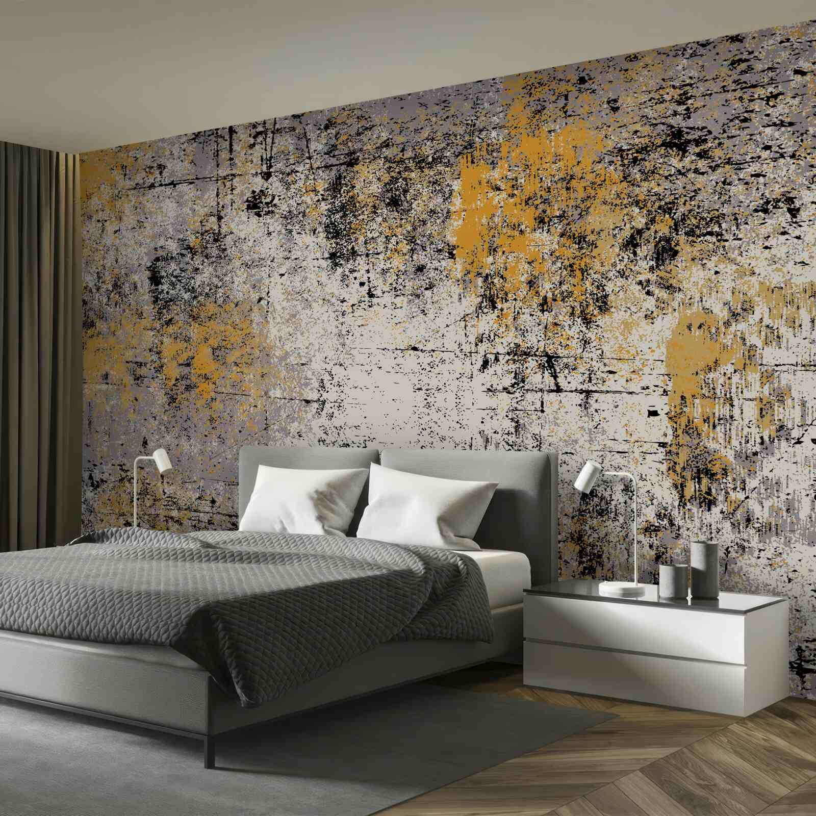 Fototapeta abstrakcia na pokojnom jesennom pobreží