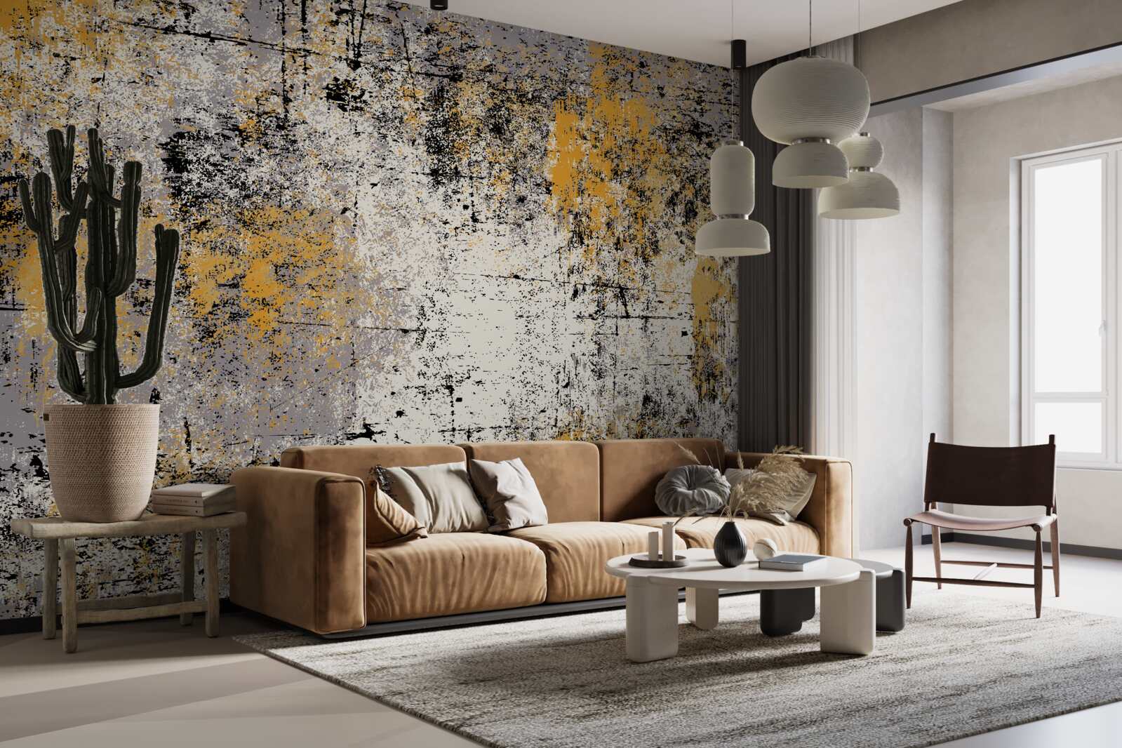 Fototapeta abstrakcia na pokojnom jesennom pobreží