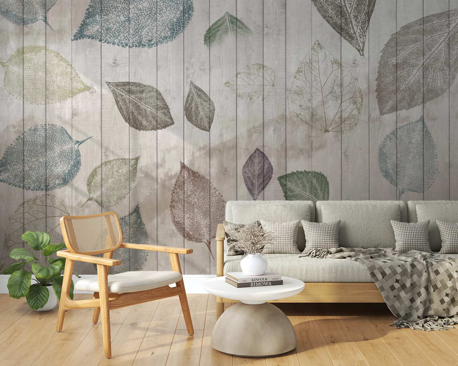 Fototapeta akvarelové stopy jesene