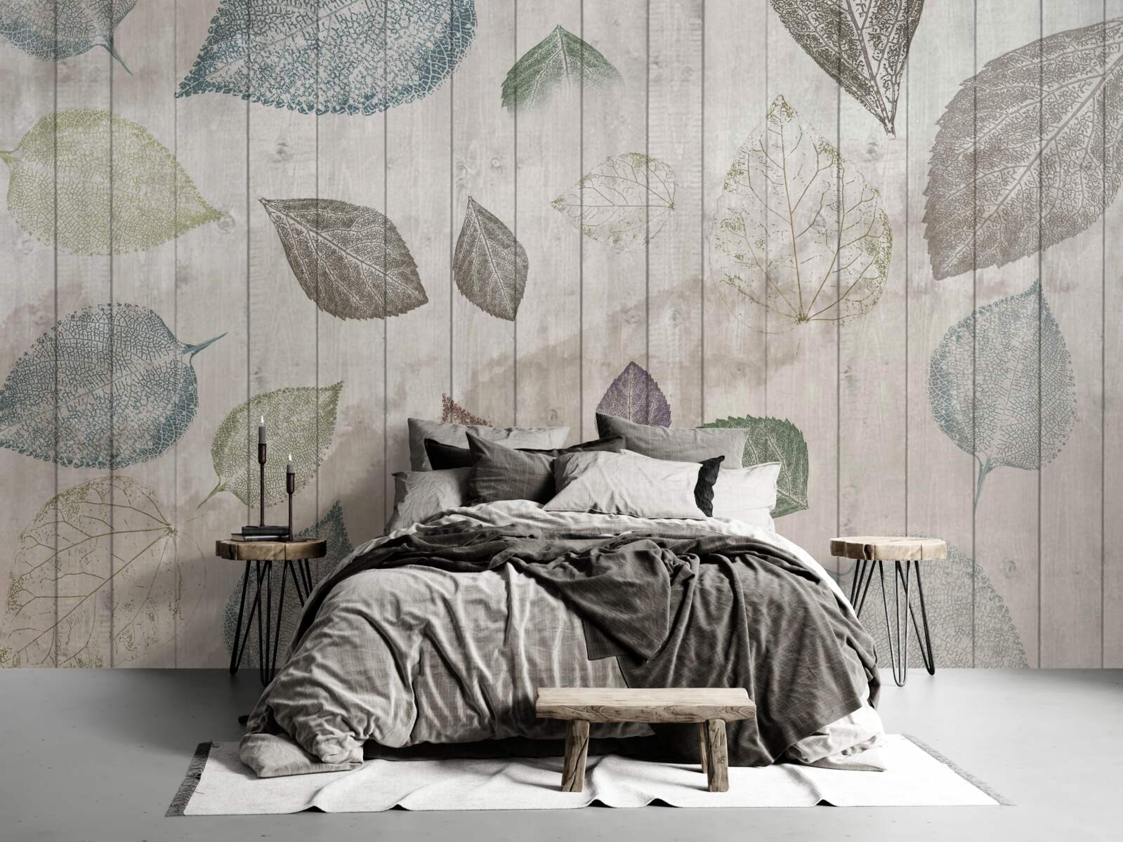 Fototapeta akvarelové stopy jesene