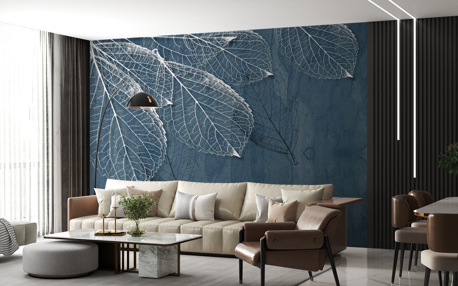 Fototapeta listy sú priehľadné ako motýlie krídla