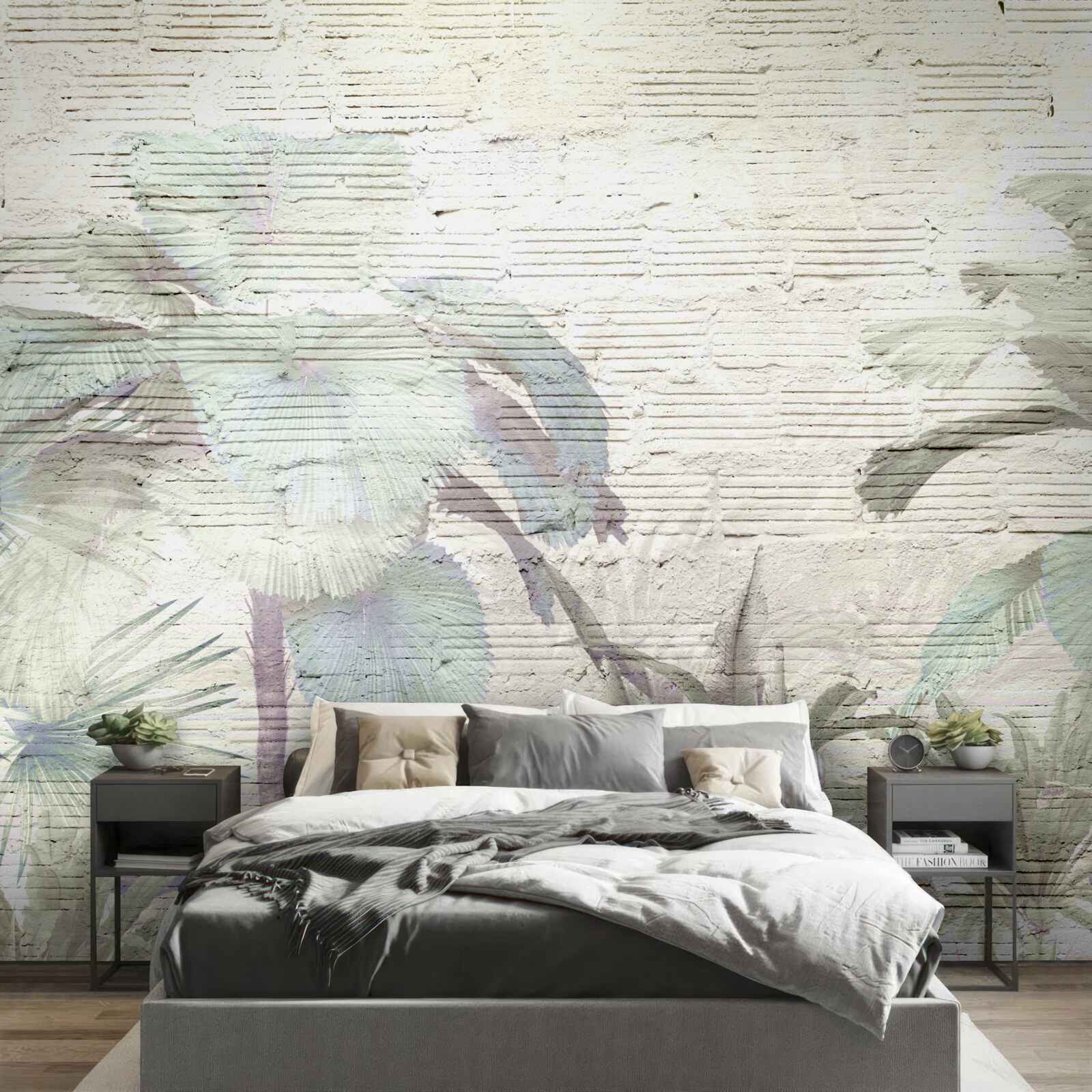 Fototapeta tropické rastliny vystavené silnému vetru