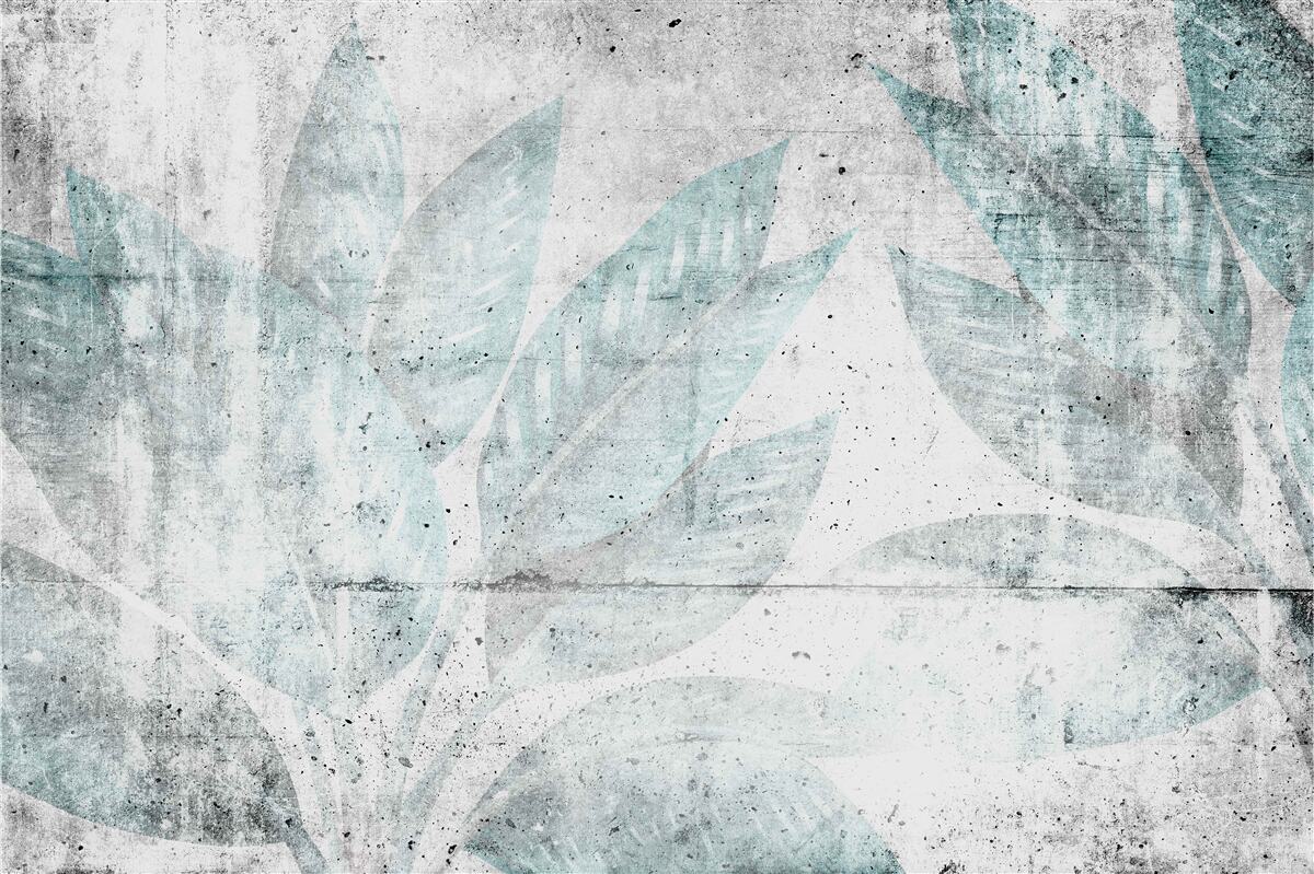 Fototapeta výtlačky veľkých jesenných listov