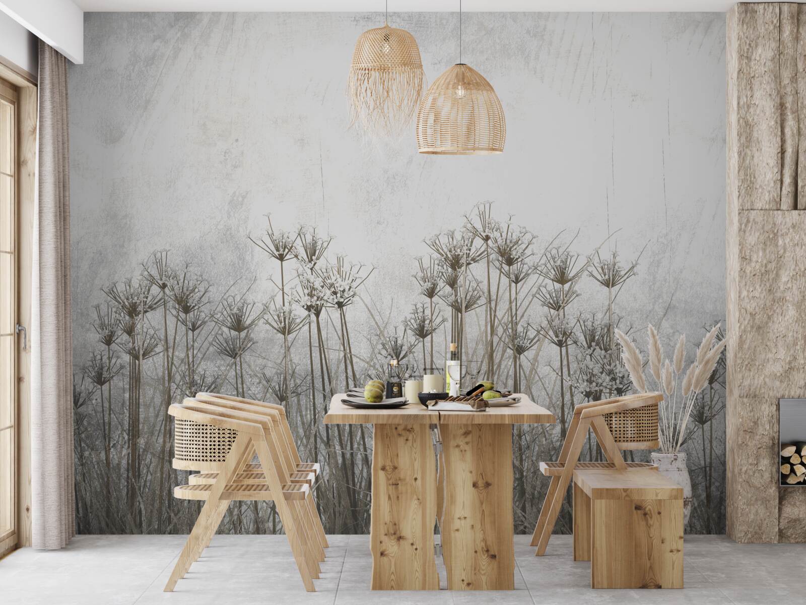 Fototapeta jemné prázdne púpavy