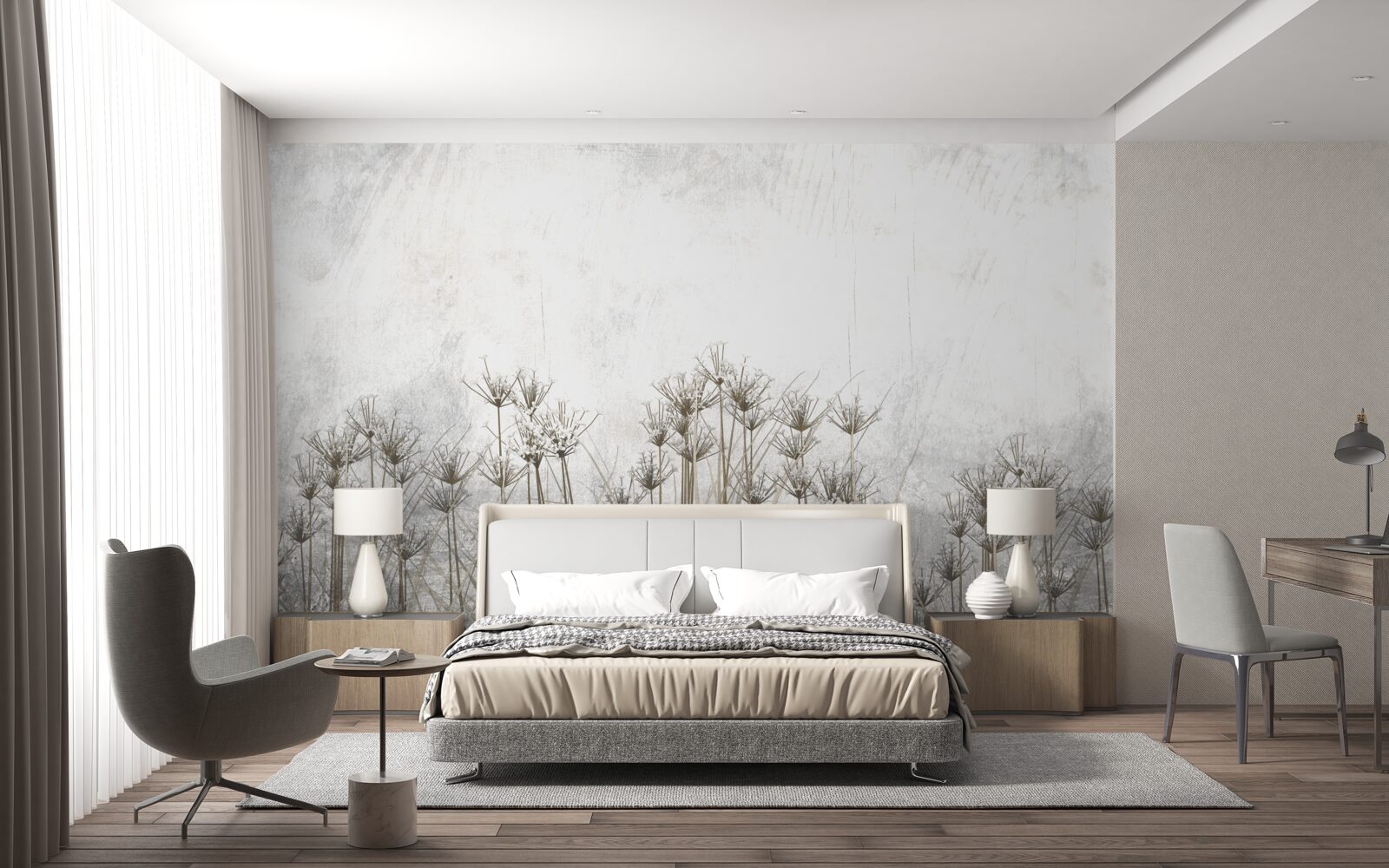 Fototapeta jemné prázdne púpavy