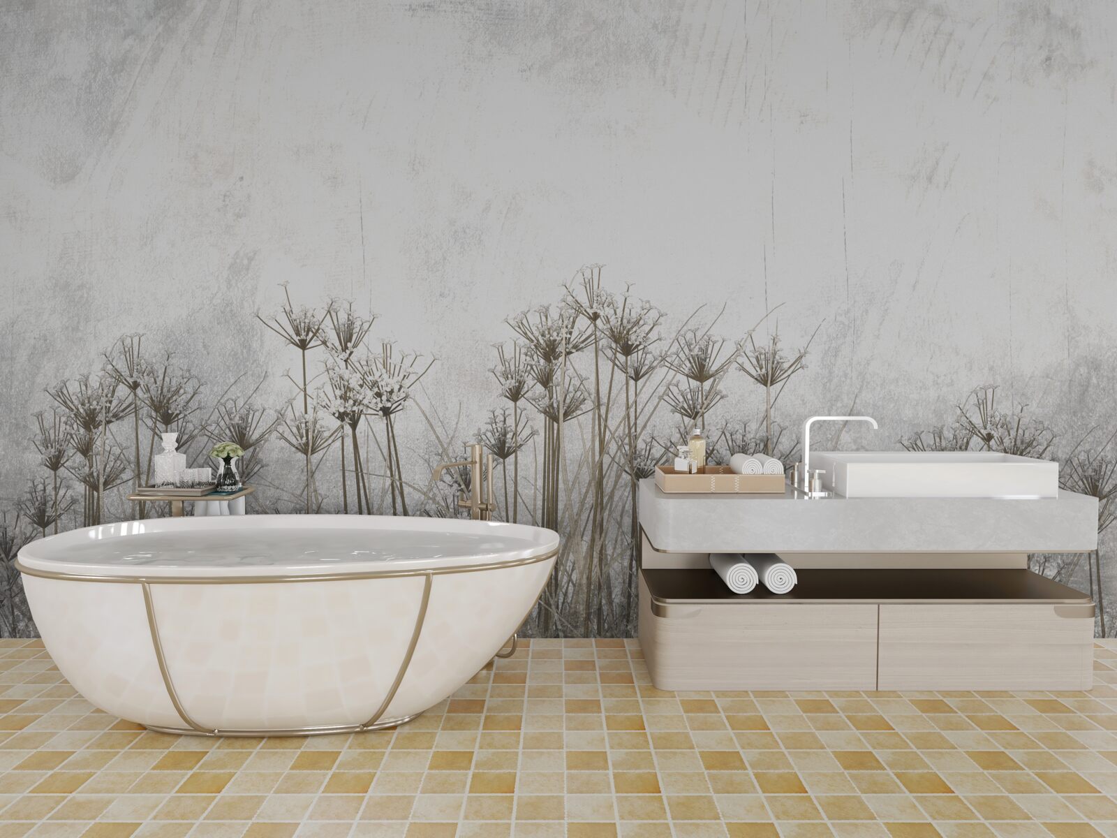 Fototapeta jemné prázdne púpavy