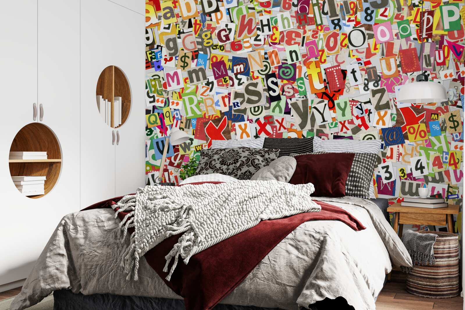 Fototapeta graffiti obsahuje veľa písmen a číslic