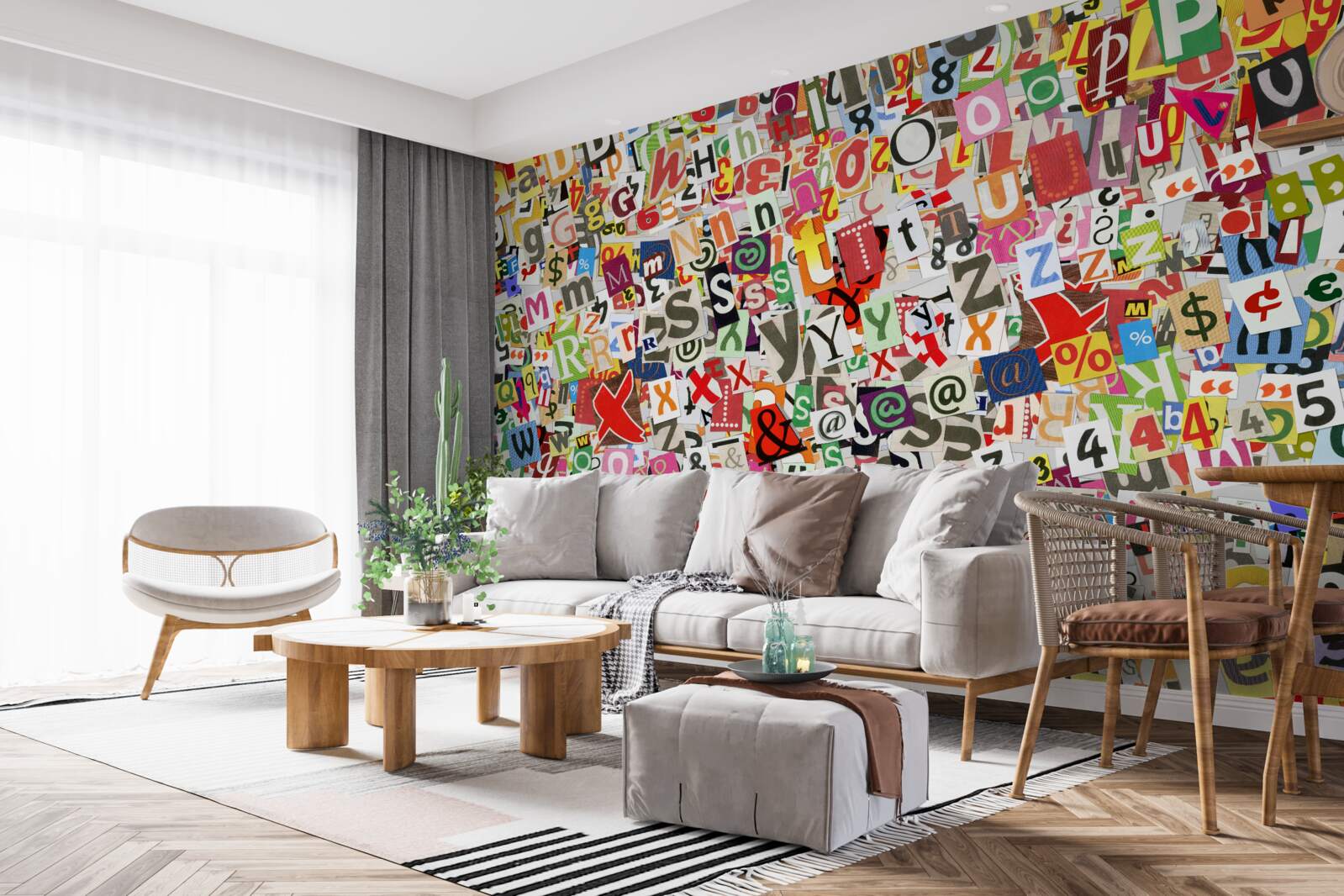 Fototapeta graffiti obsahuje veľa písmen a číslic