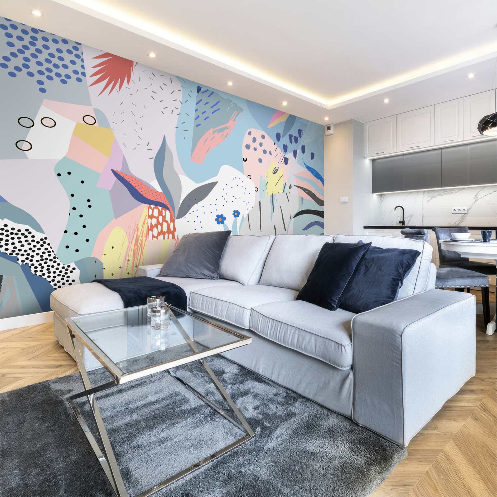 Fototapeta abstrakcia dažďového pralesa