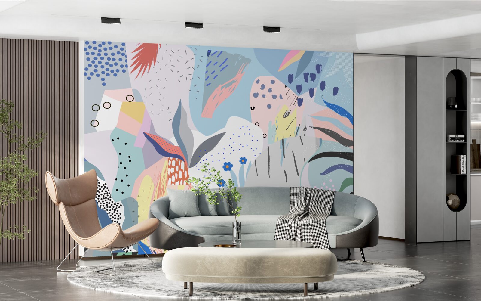 Fototapeta abstrakcia dažďového pralesa