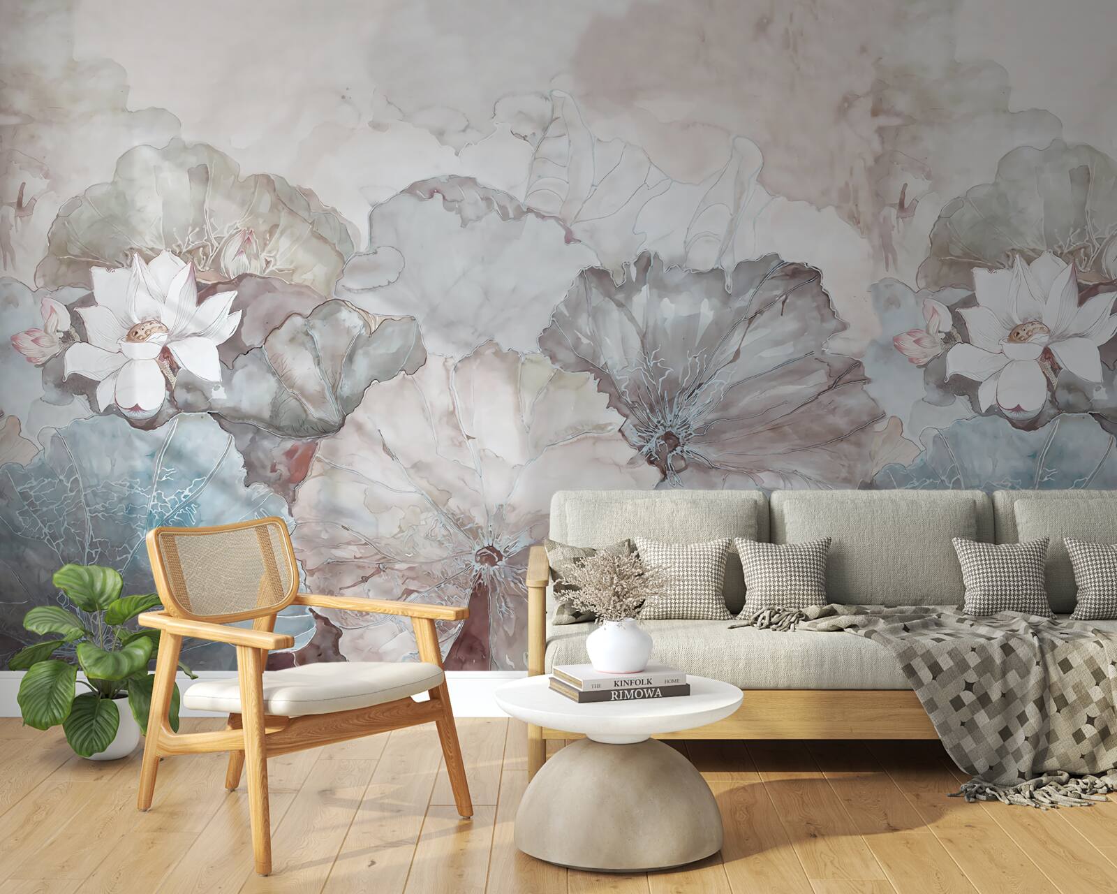 Fototapeta listy v trópoch počas dažďa