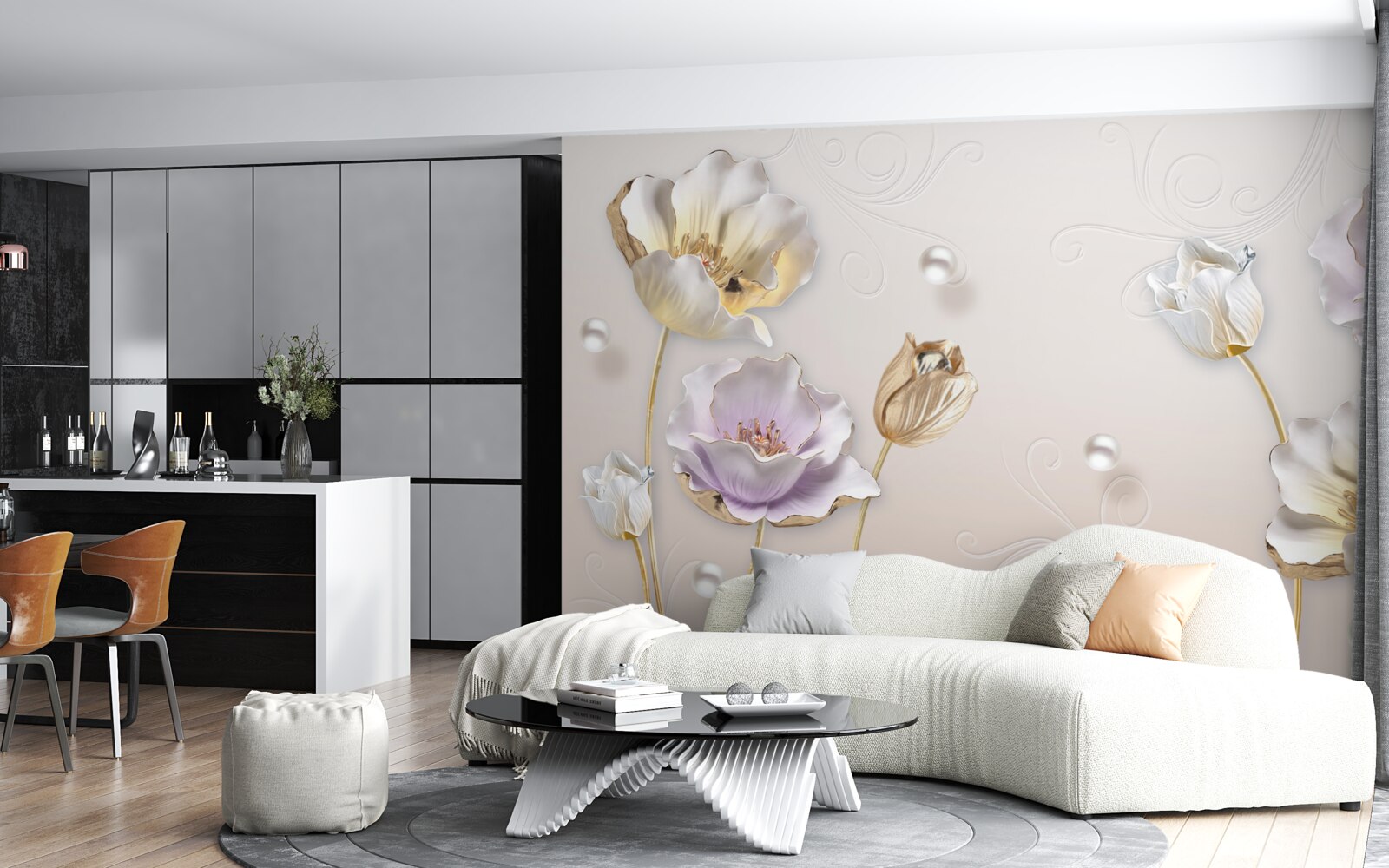 Fototapeta tenké púčiky na mäkkom chrbte