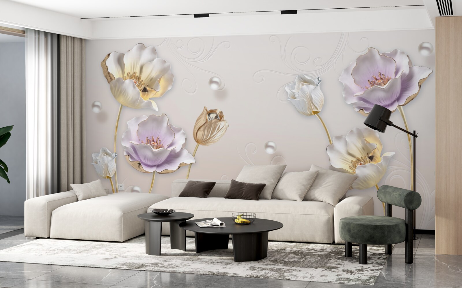 Fototapeta tenké púčiky na mäkkom chrbte