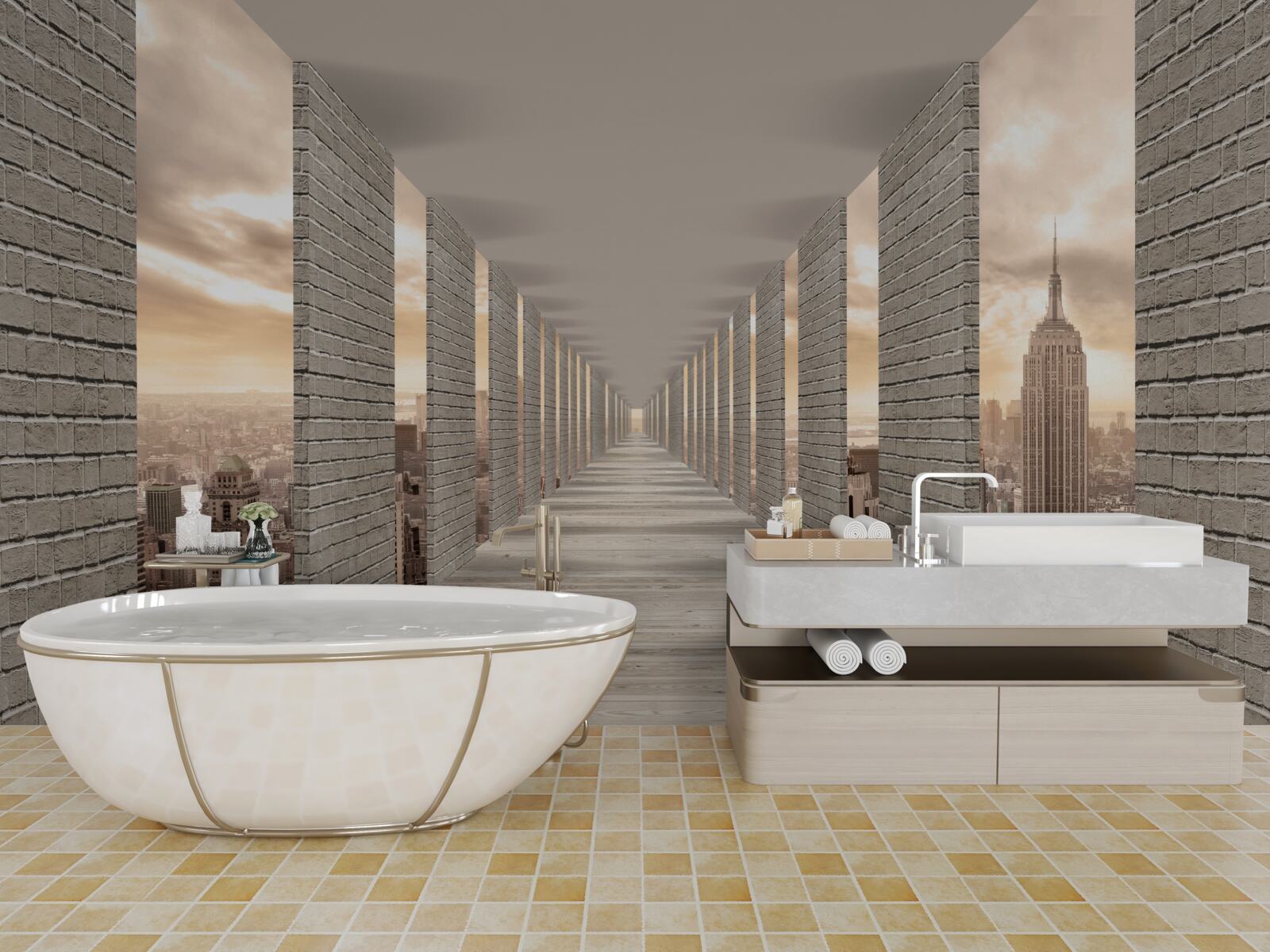 Fototapeta tunel v New Yorku