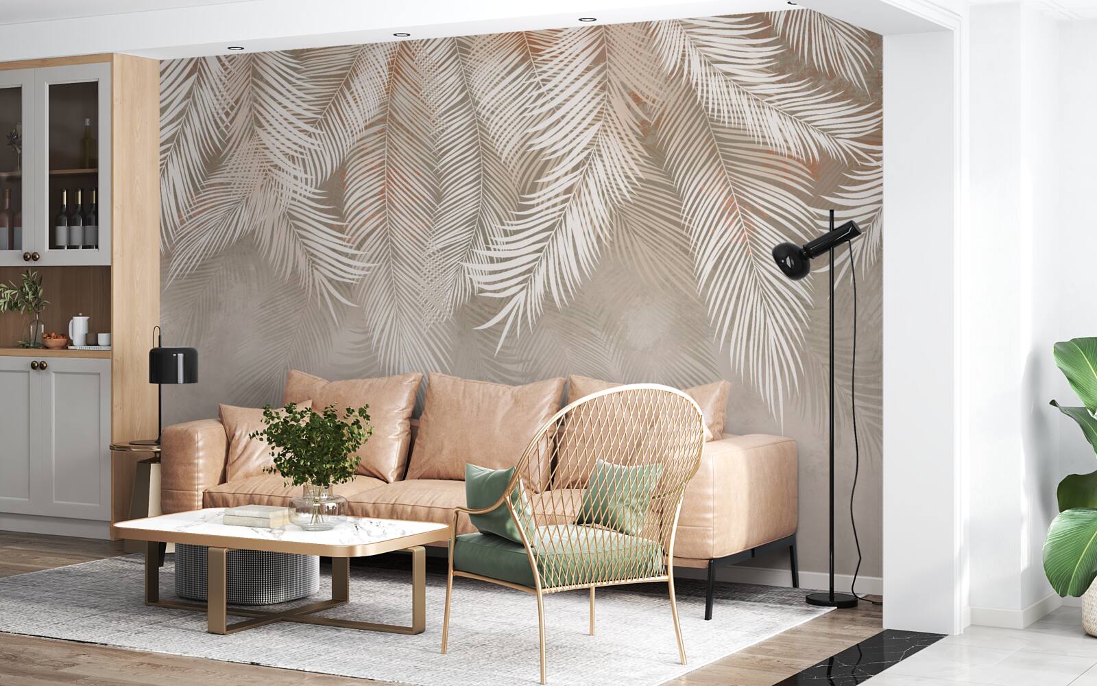 Fototapeta Palmové listy z trópov