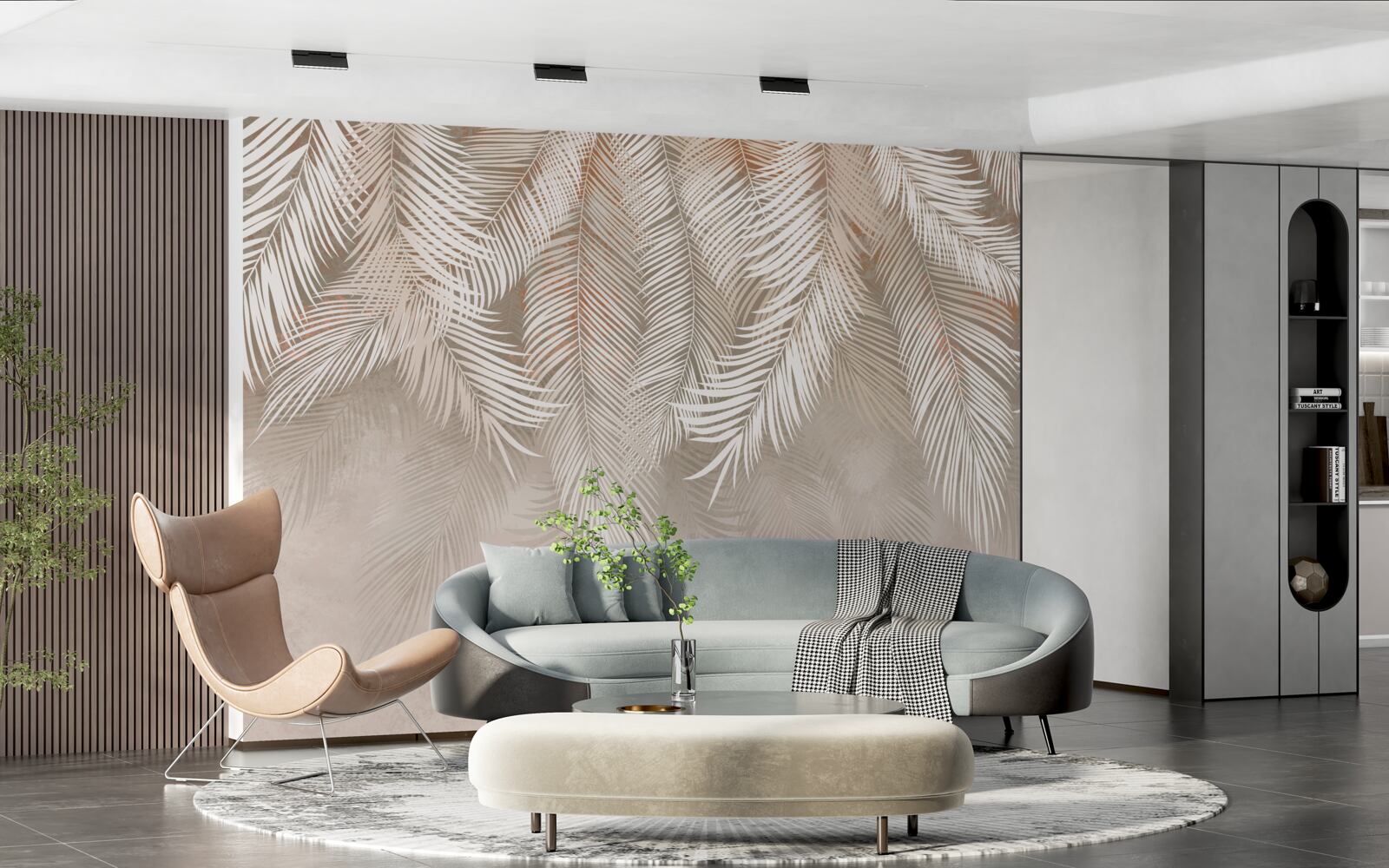 Fototapeta Palmové listy z trópov