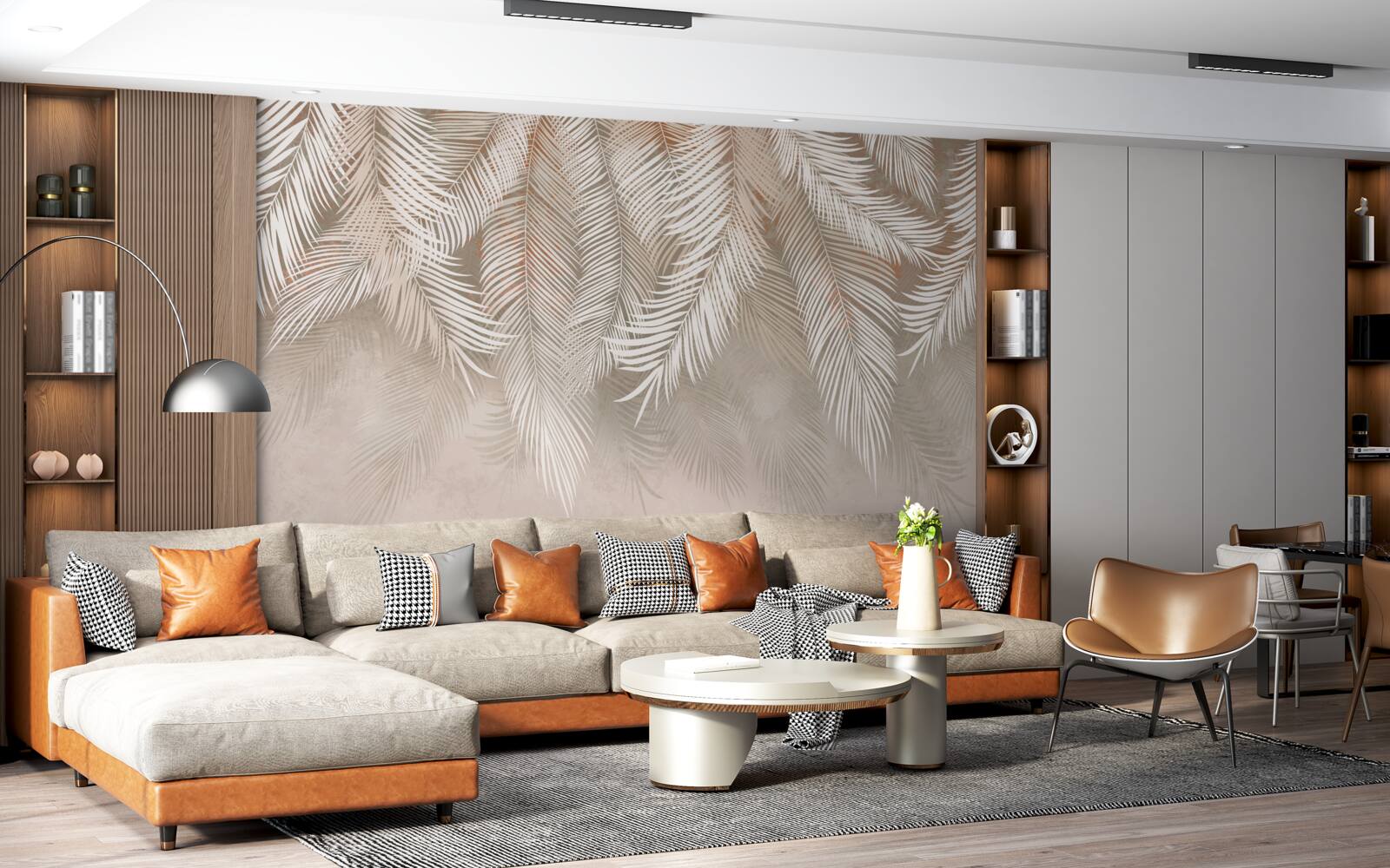 Fototapeta Palmové listy z trópov