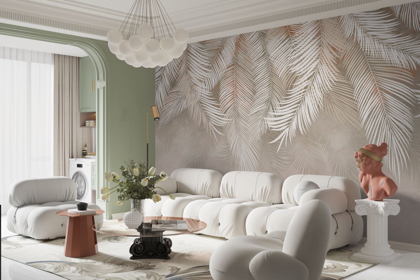 Fototapeta Palmové listy z trópov