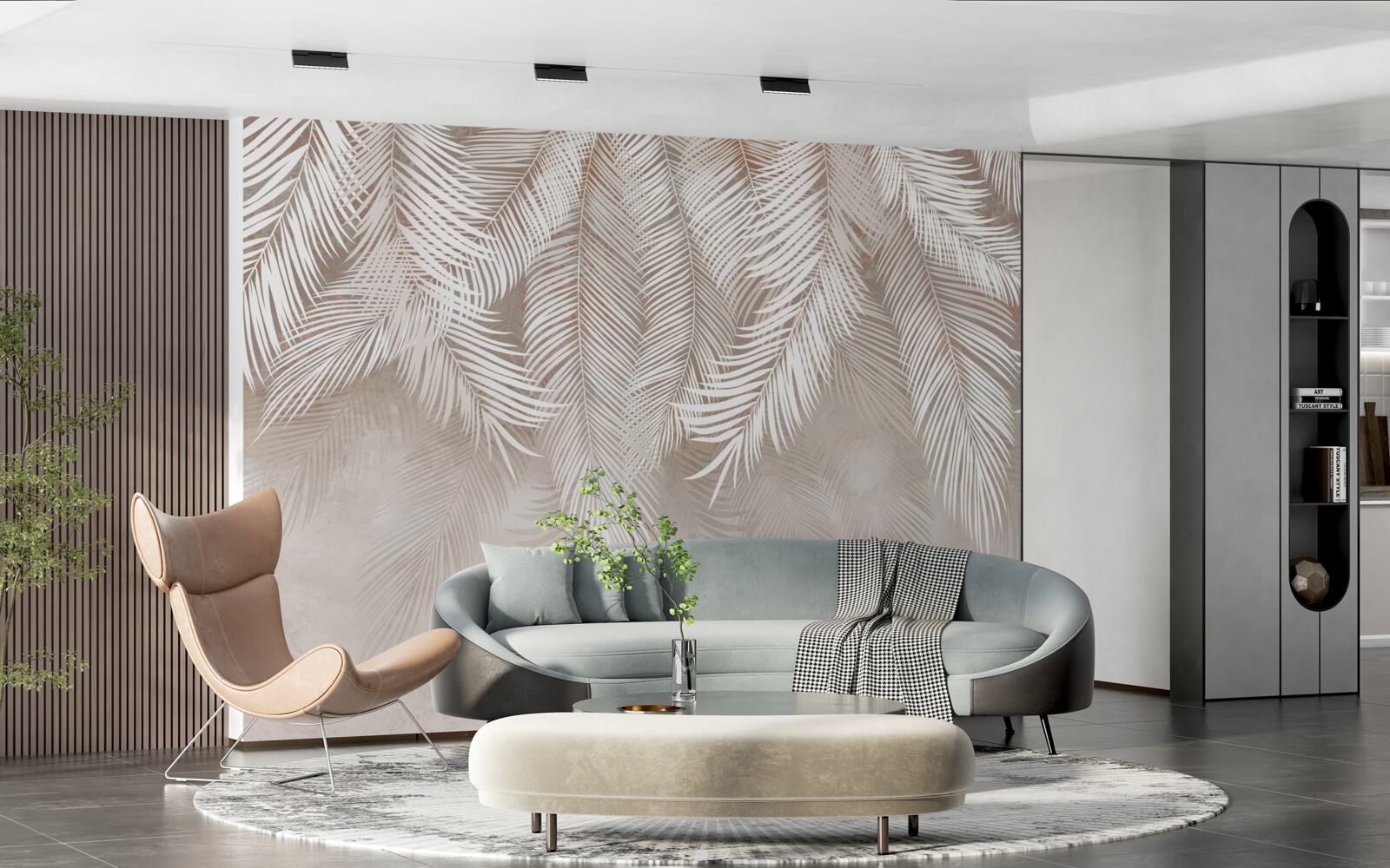 Fototapeta listy sú belavé, ako perie