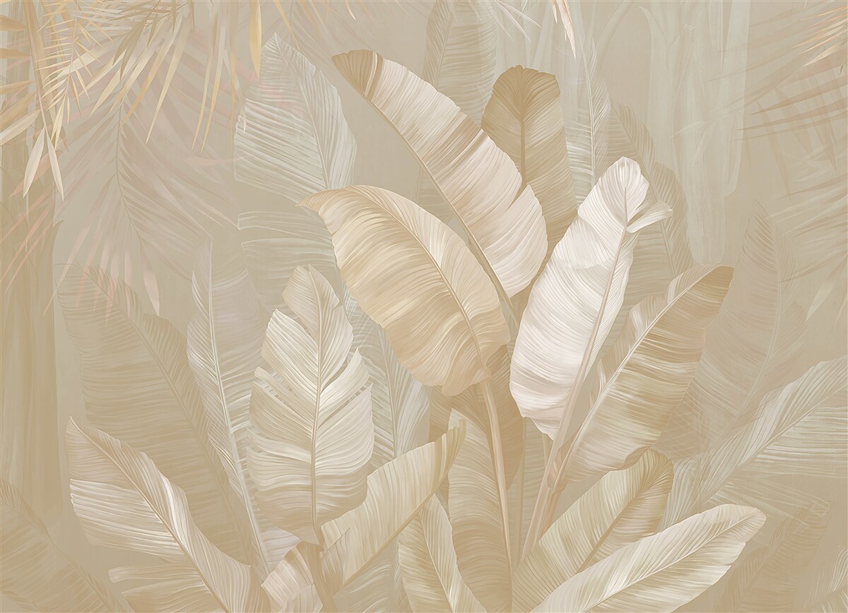 Fototapeta rozmanitosť tropických listov