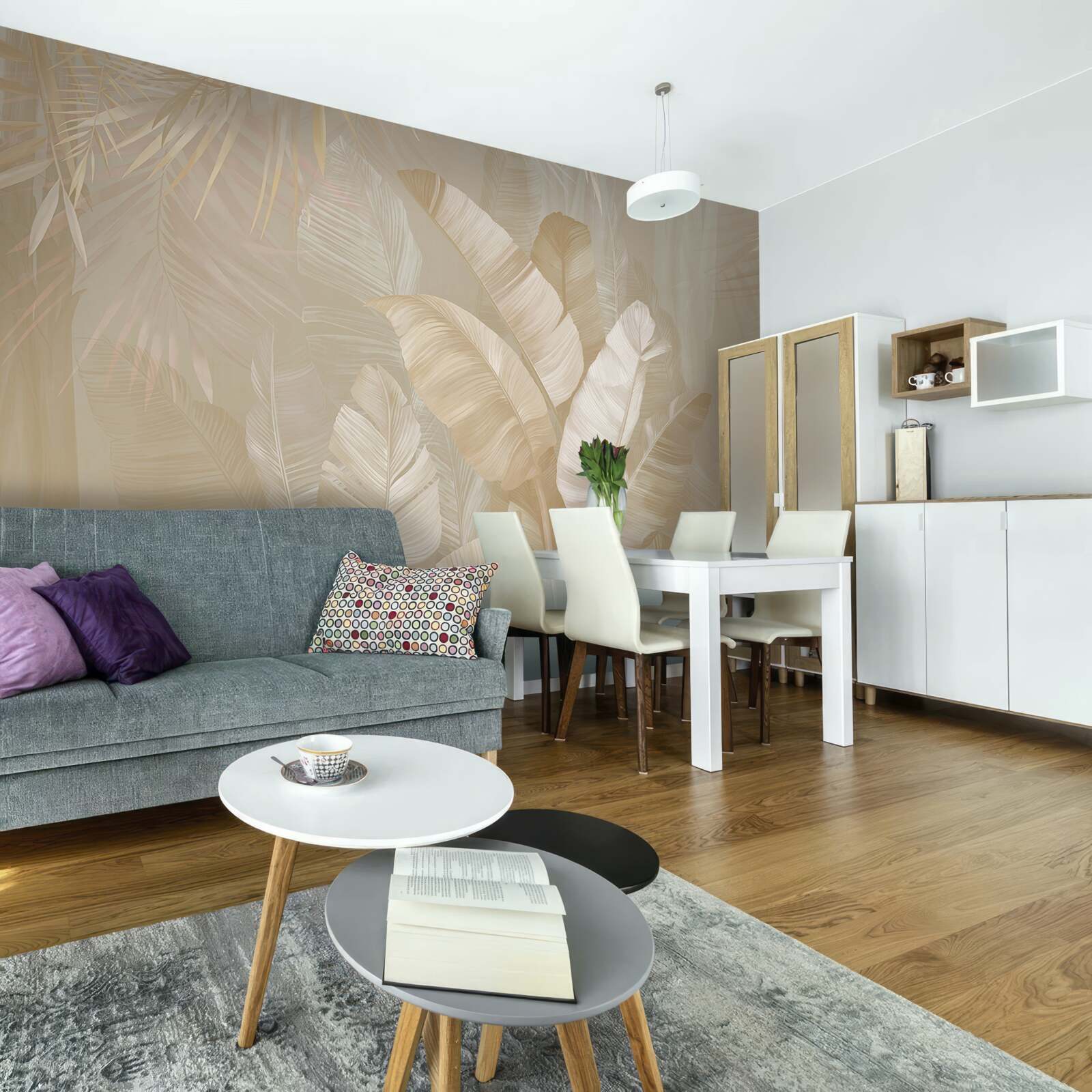 Fototapeta rozmanitosť tropických listov