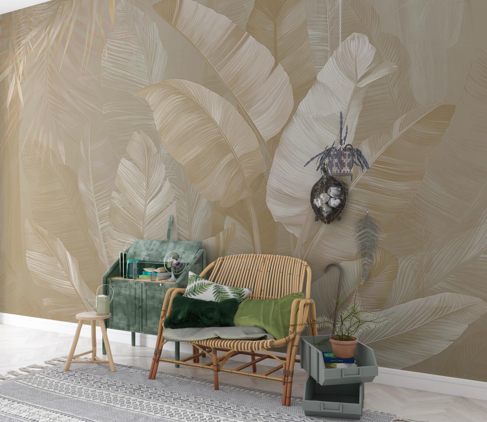 Fototapeta rozmanitosť tropických listov