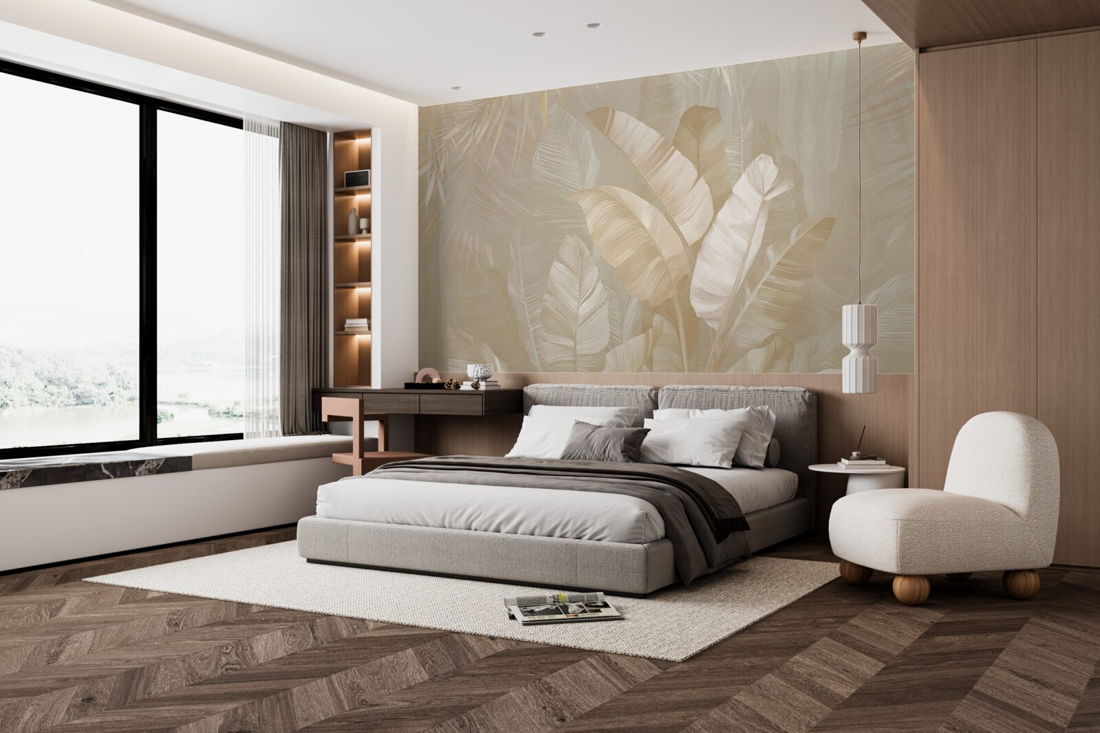 Fototapeta rozmanitosť tropických listov