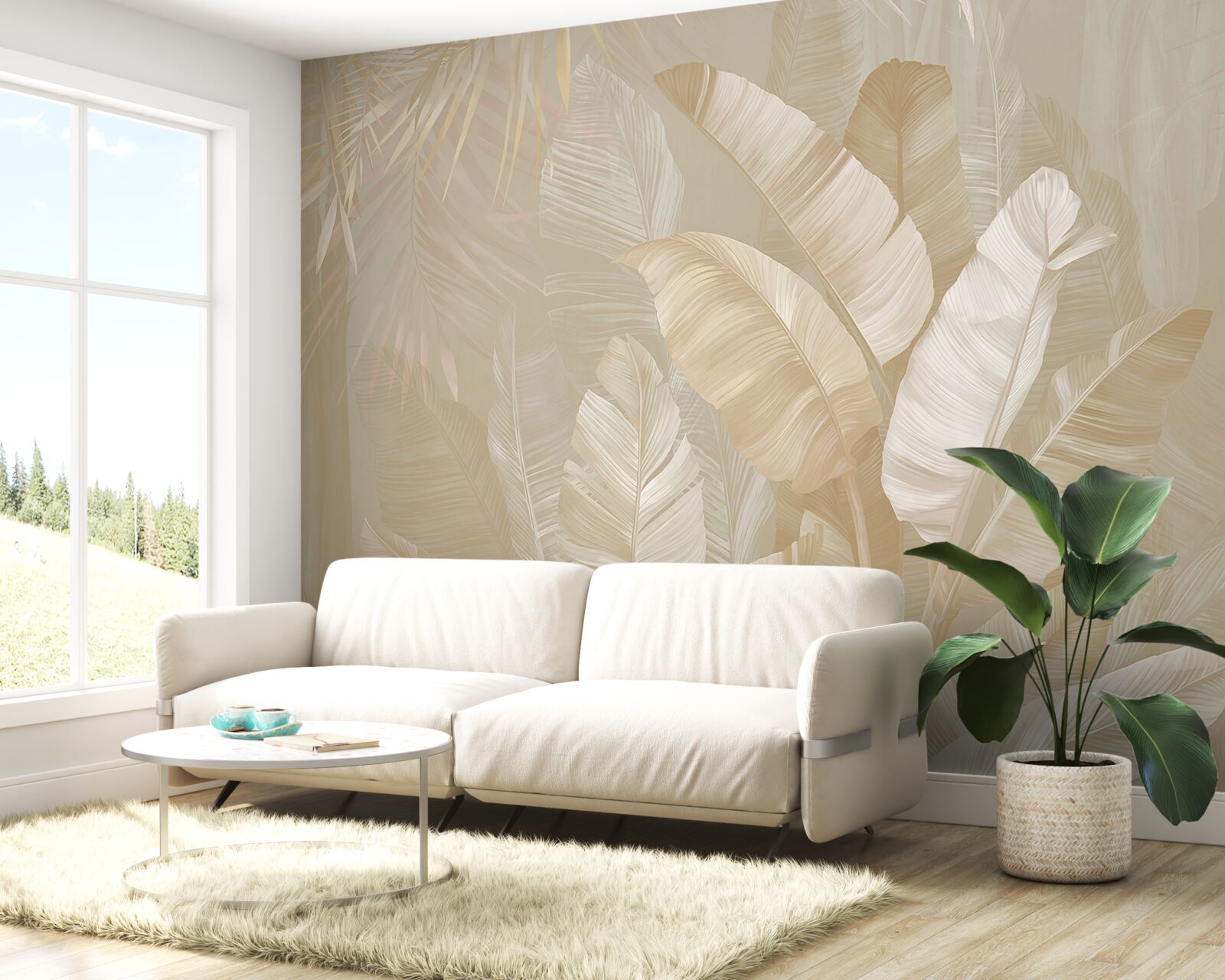 Fototapeta rozmanitosť tropických listov