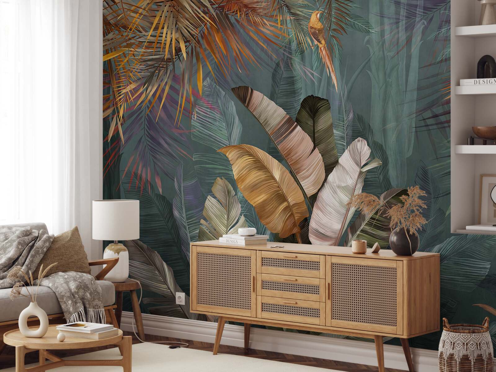 Fototapeta v trópoch listy vážia toľko ako jemné perie