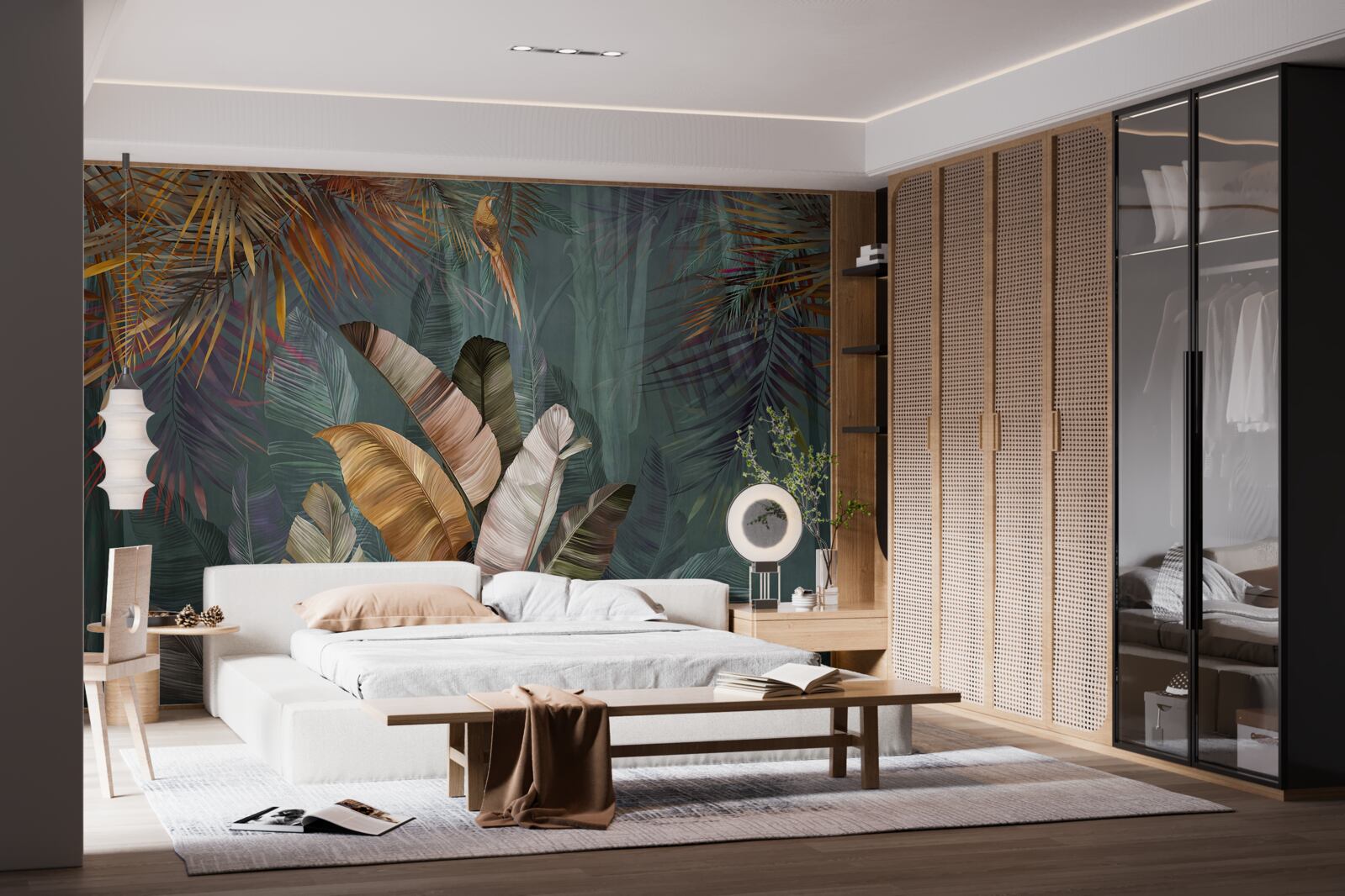 Fototapeta v trópoch listy vážia toľko ako jemné perie