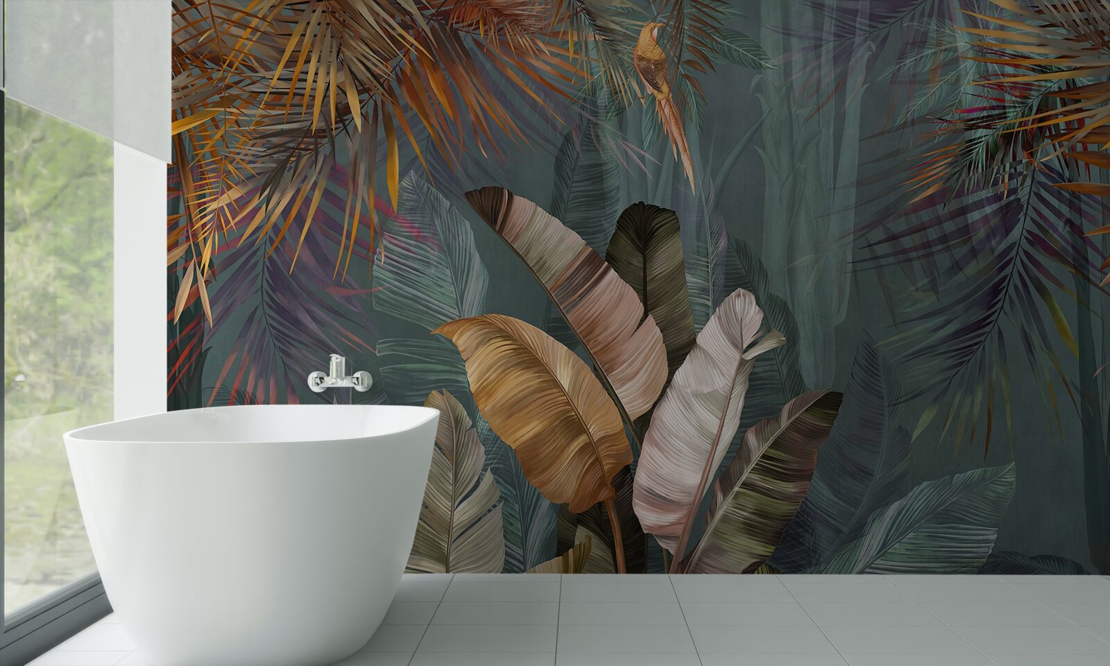 Fototapeta v trópoch listy vážia toľko ako jemné perie