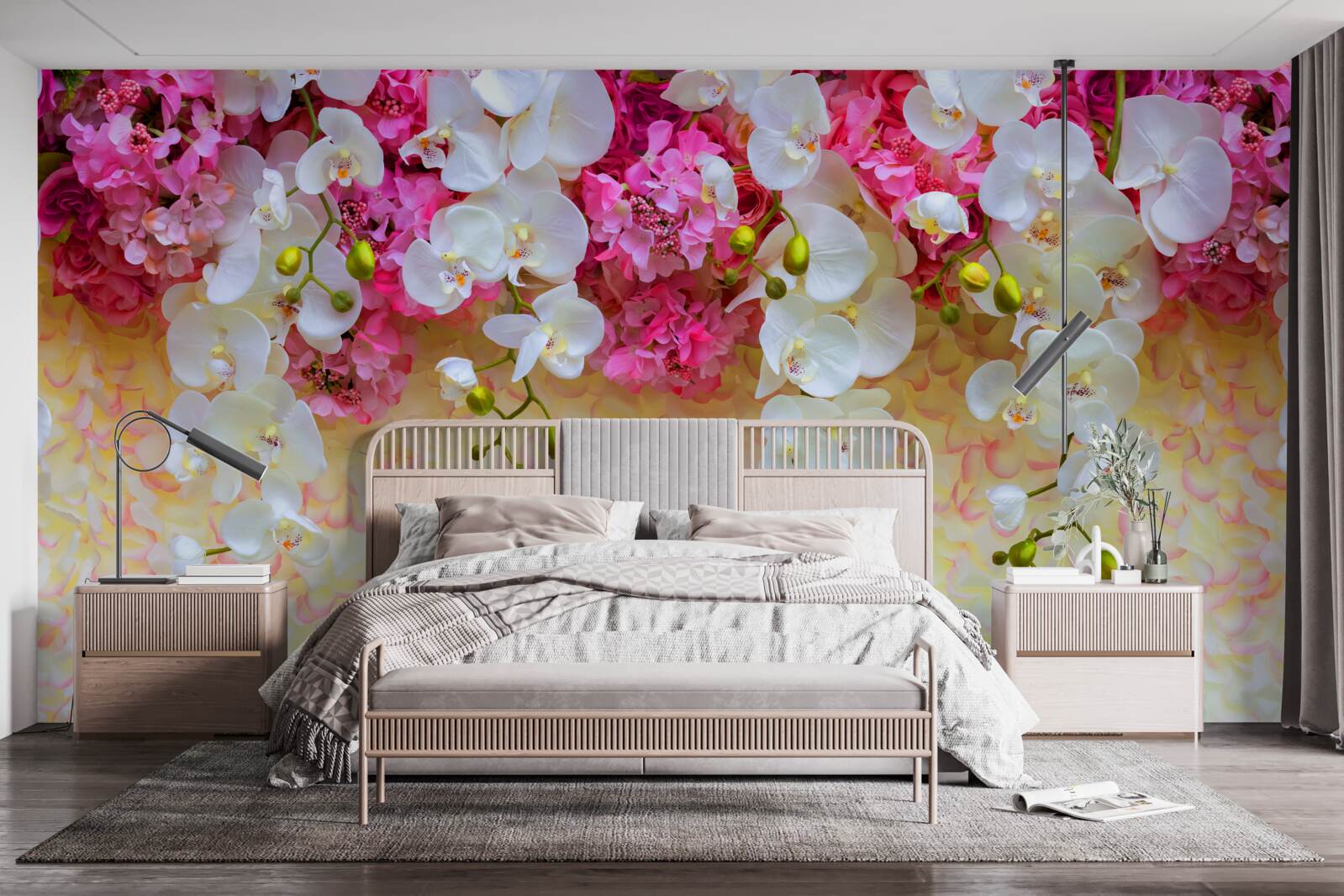 Fototapeta orchidey, ktorých kvety padajú